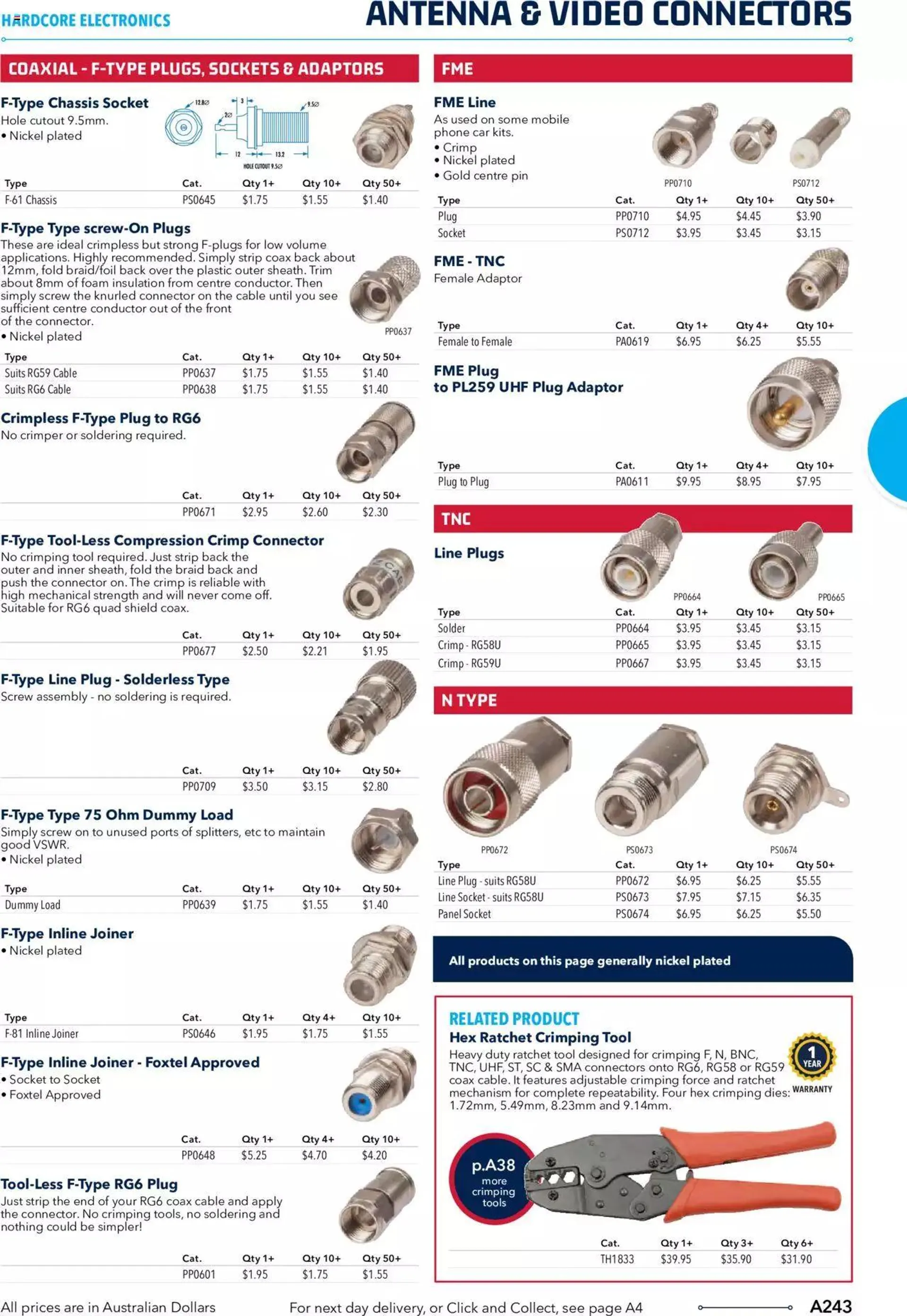 Jaycar Catalogue 2021/22 Engineering And Scientific Catalogue Back - 242