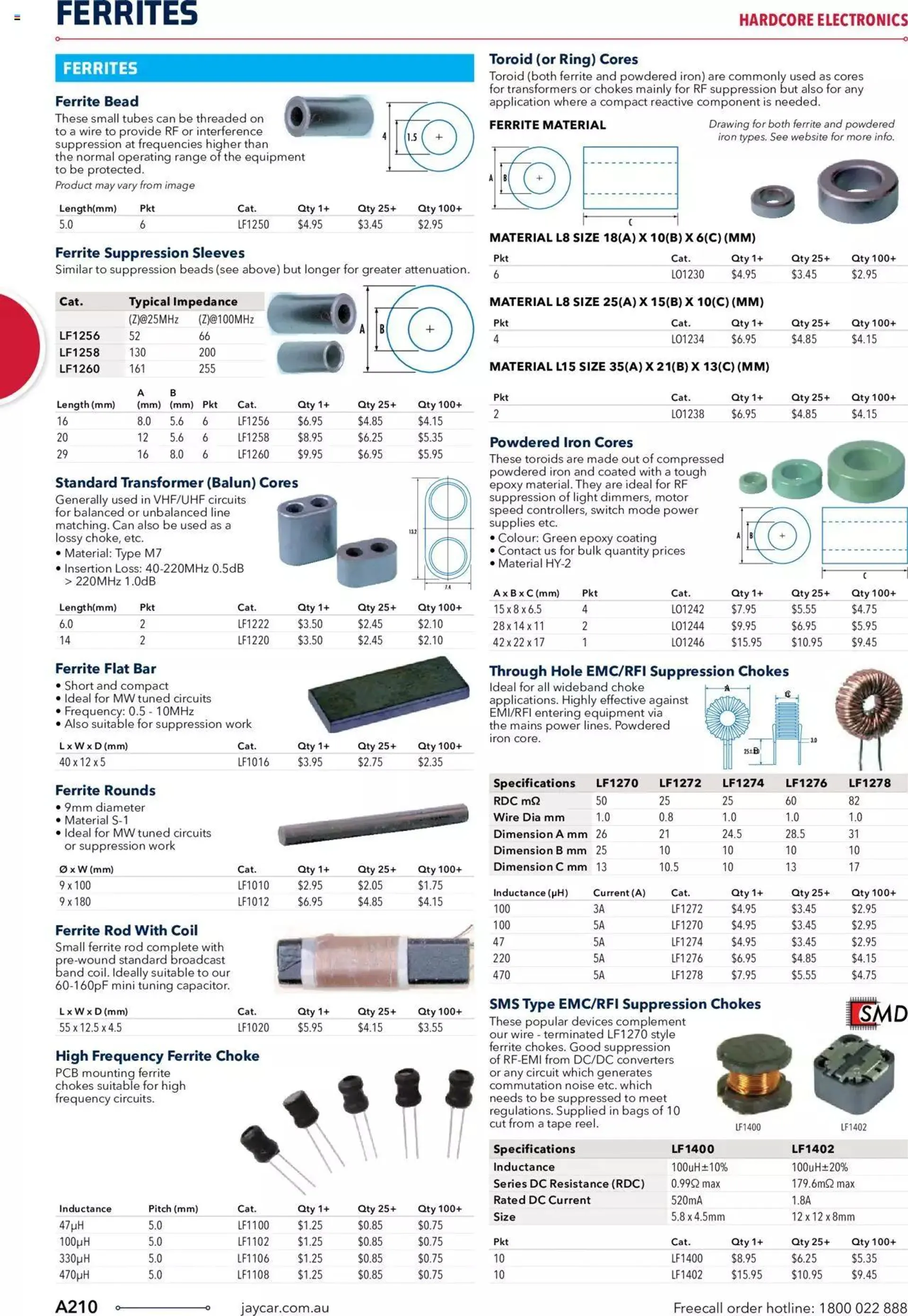 Jaycar Catalogue 2021/22 Engineering And Scientific Catalogue Back - 209