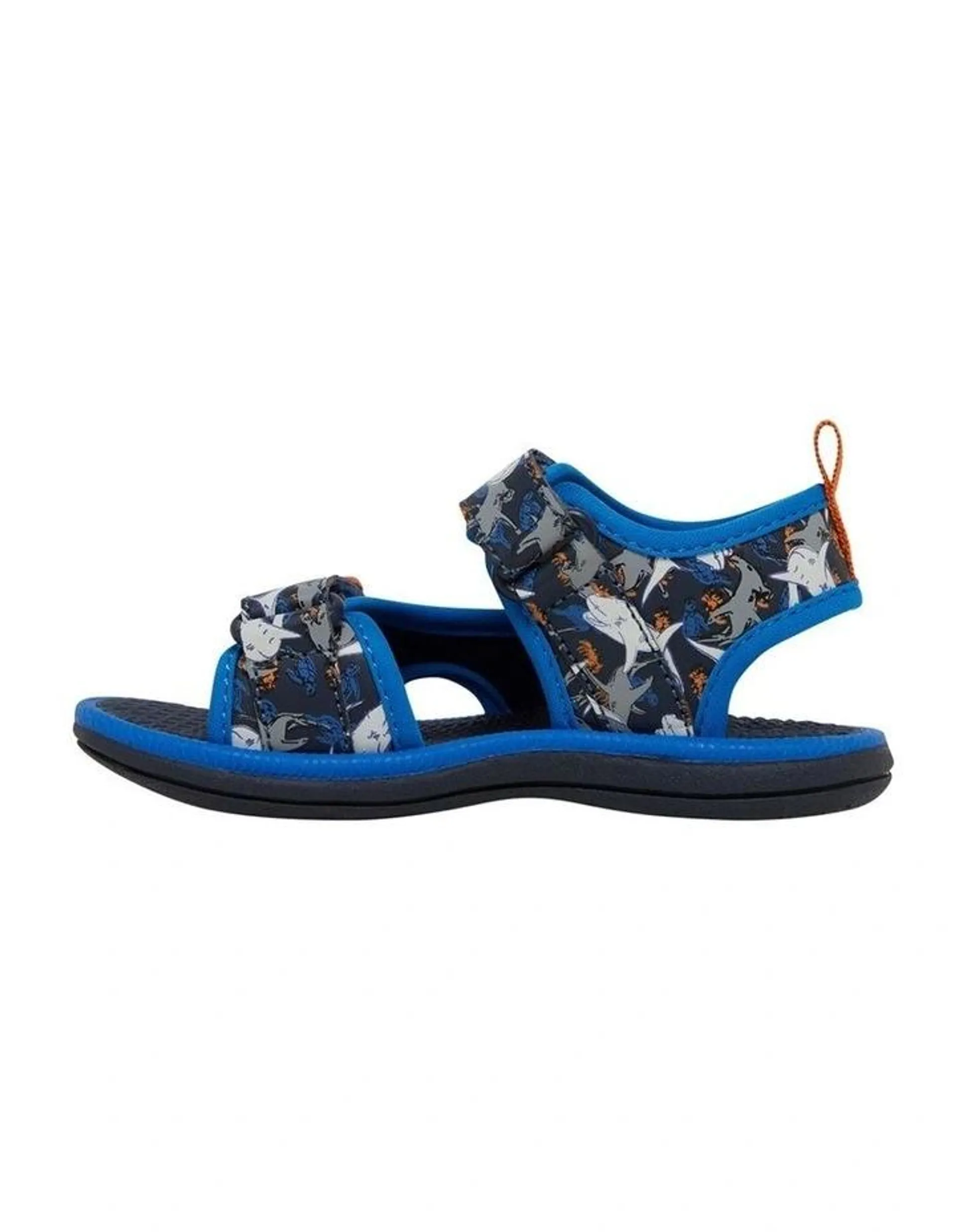 Fisher Sandals In Navy Multi