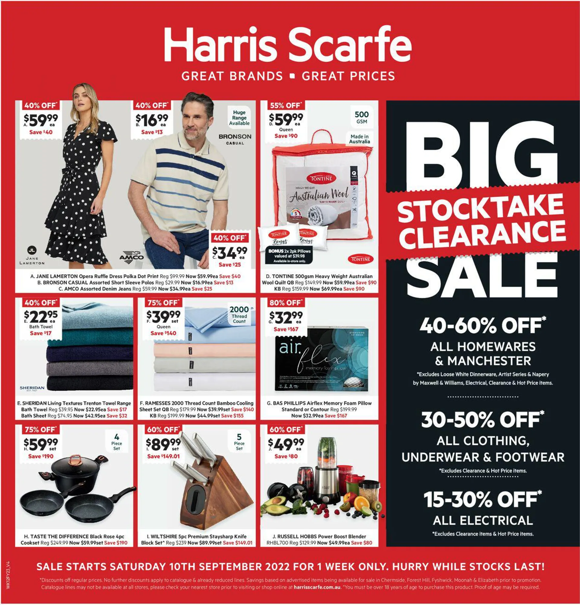 Harris Scarfe Current catalogue - 1