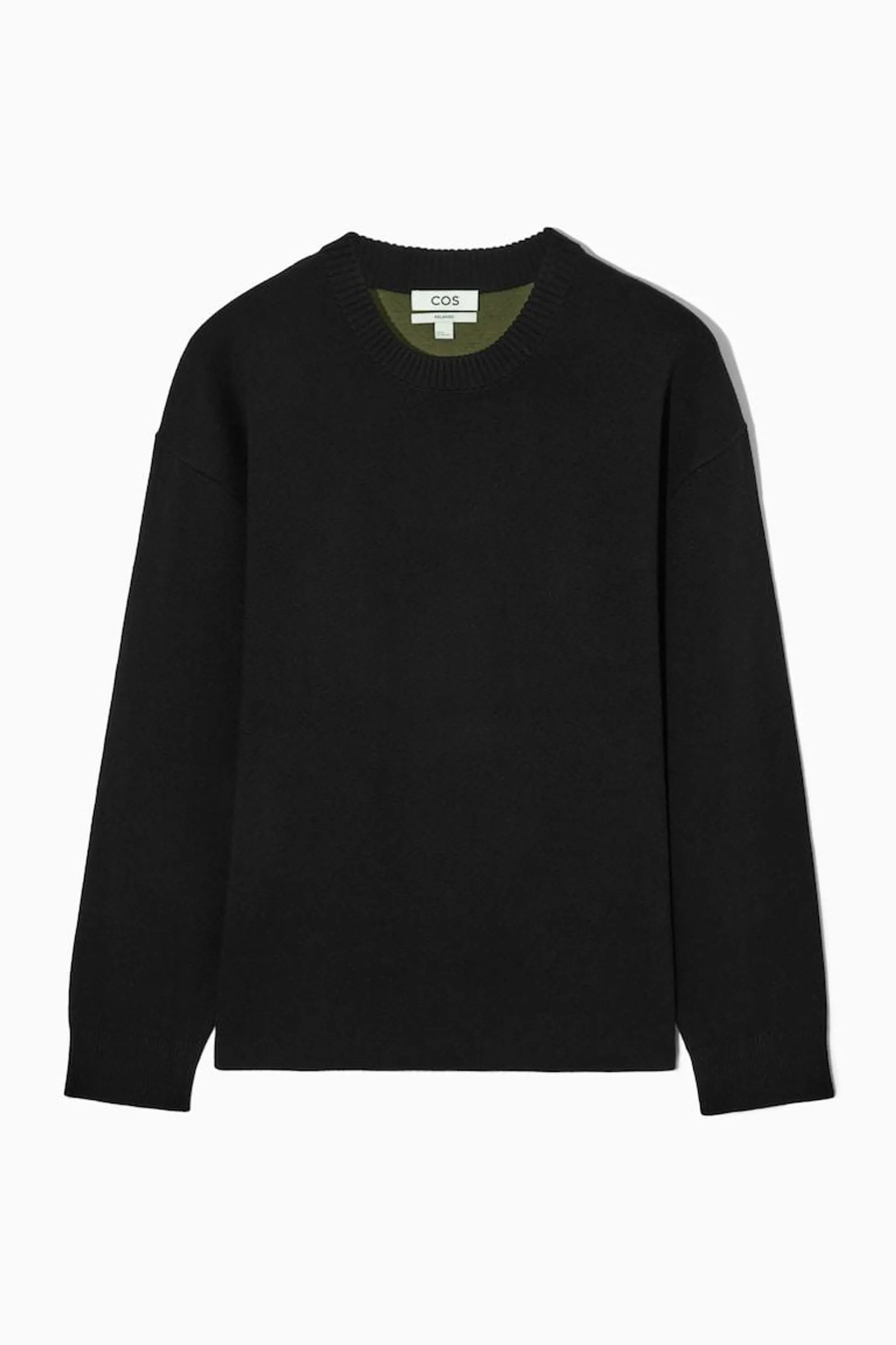 DOUBLE-FACED MERINO WOOL JUMPER