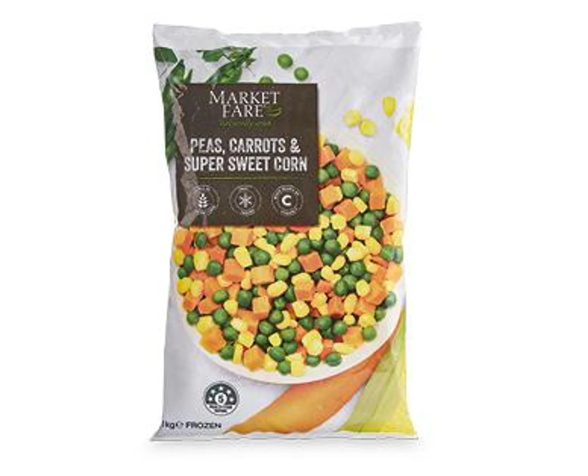 Market Fare Peas, Carrots & Corn 1kg