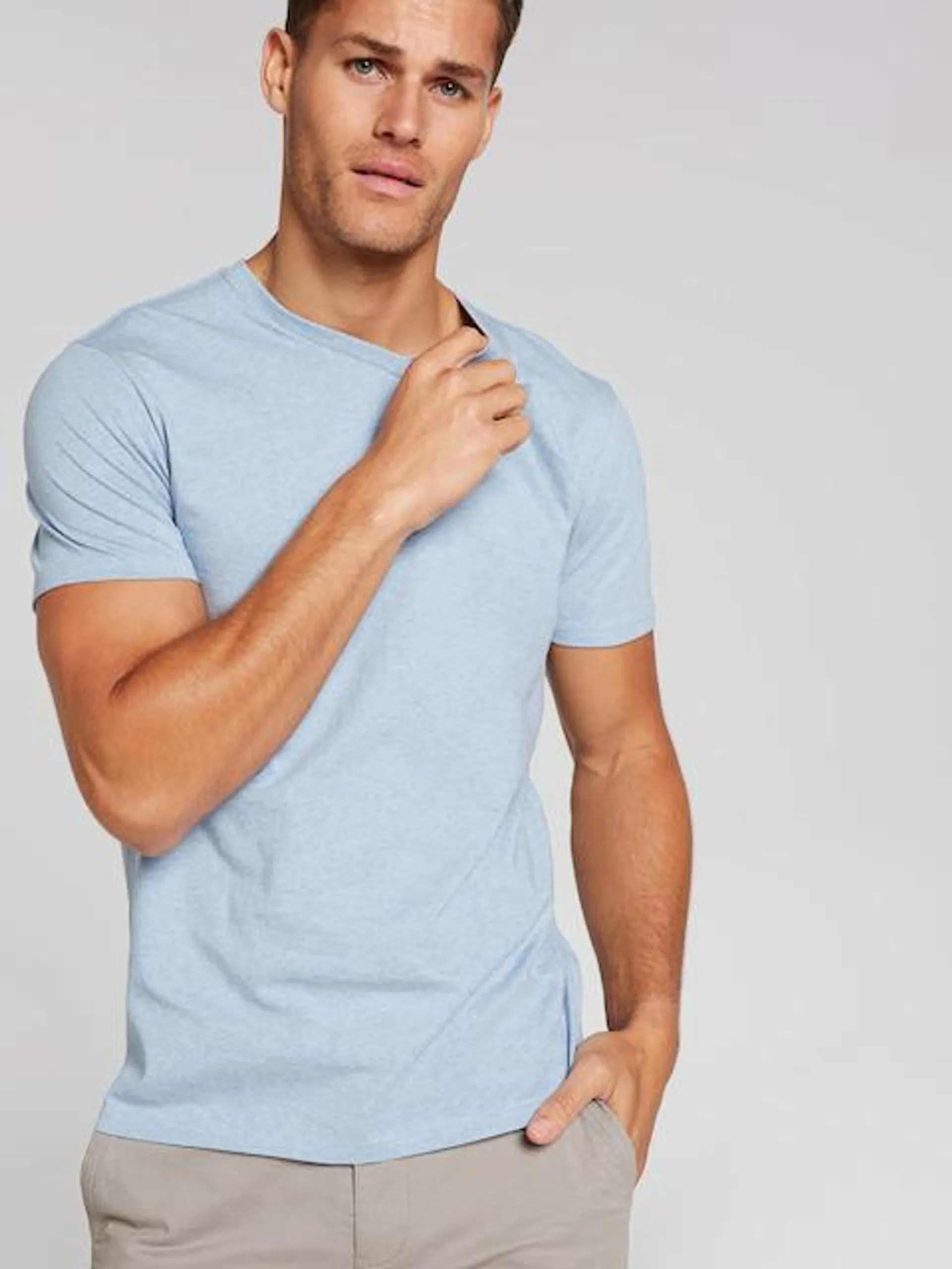 Just Jeans Basic V Neck Marle Tee