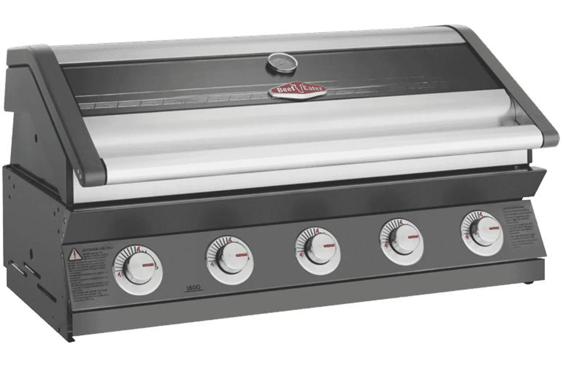 BeefEater 1600 Series Dark 5 Burner Built In BBQ