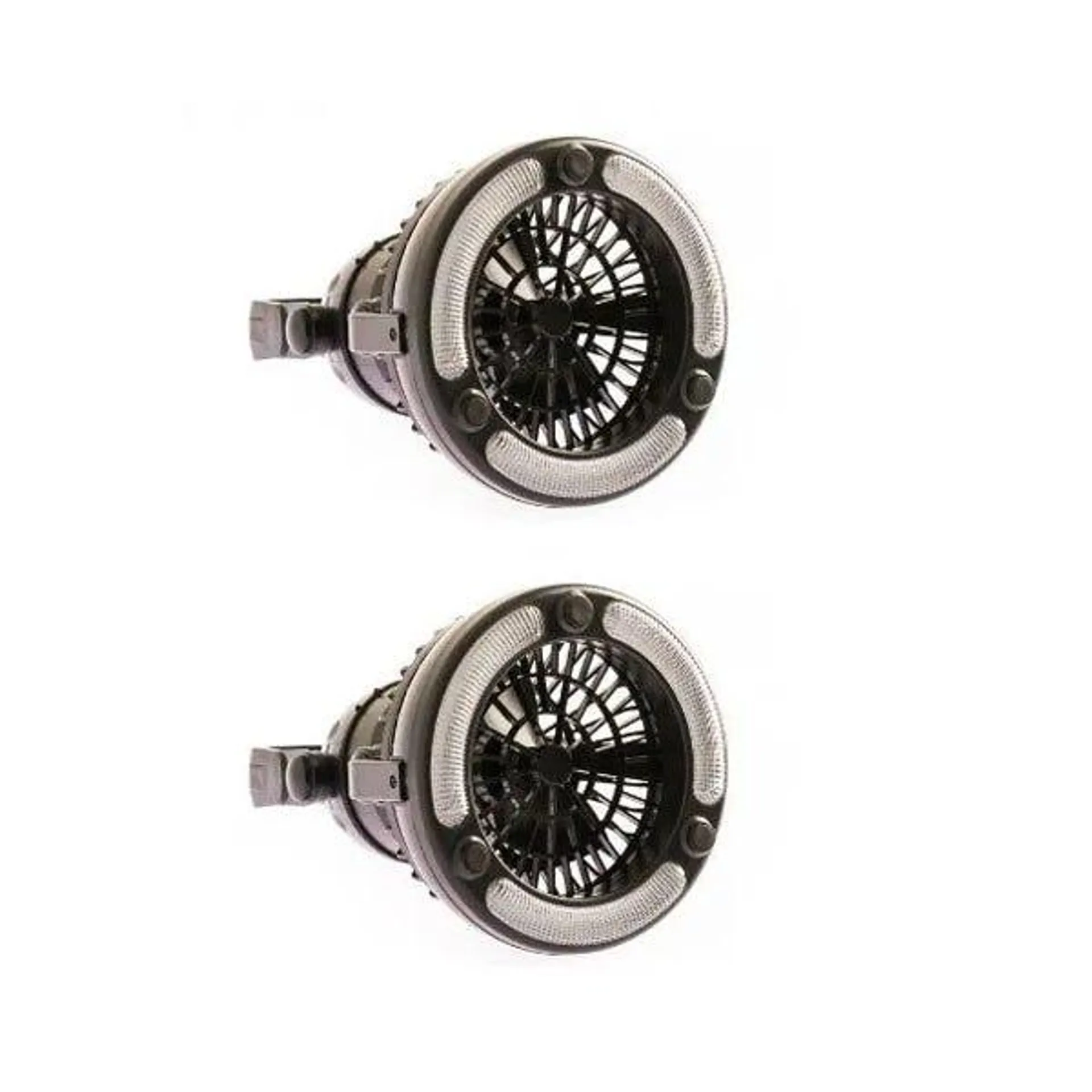 2x Adventure Kings 2in1 LED Light & Fan