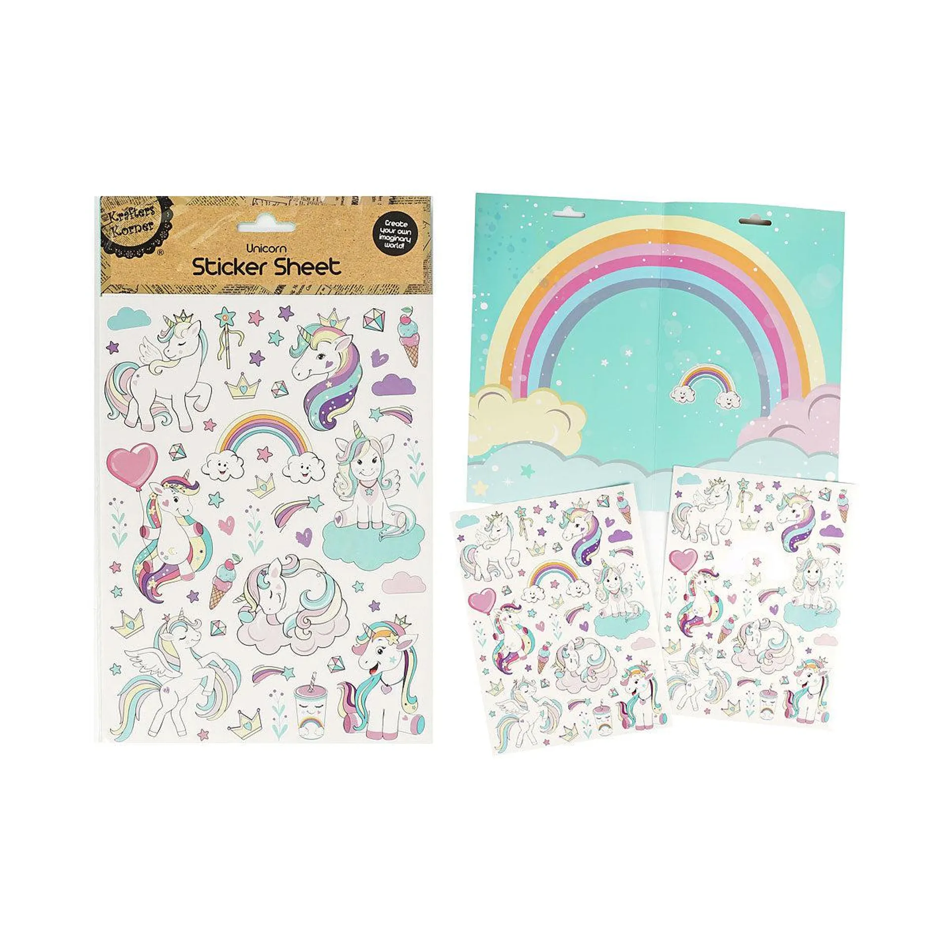 Sticker Sheets Unicorn