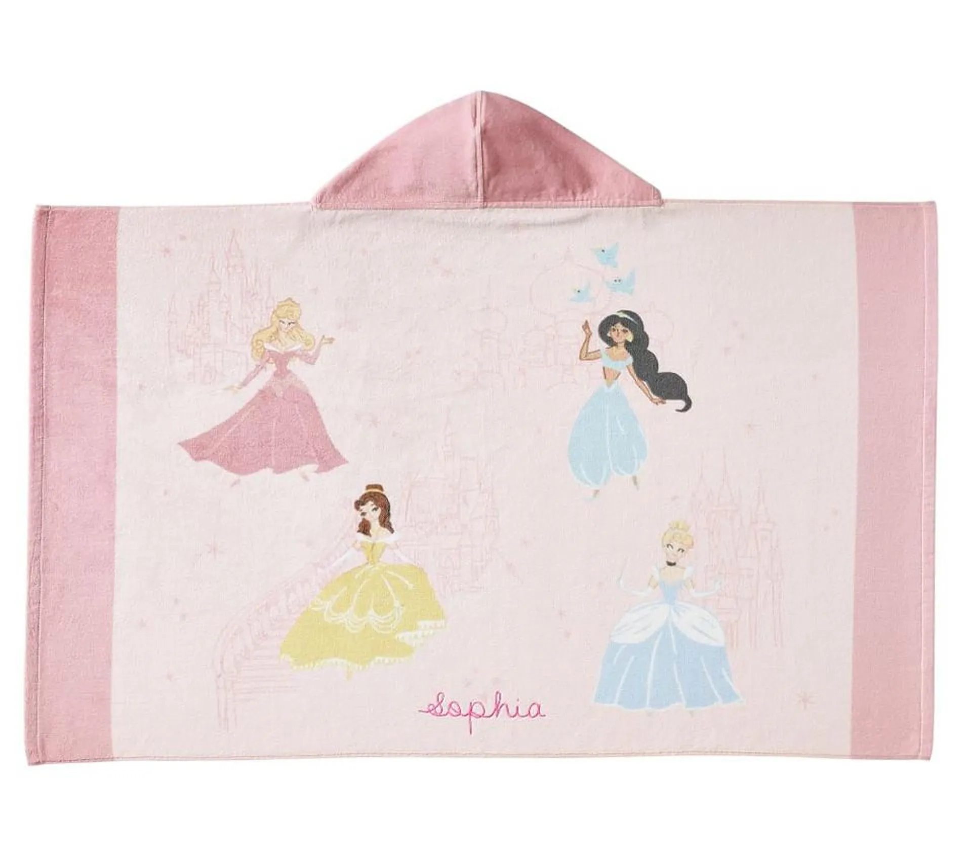 Disney Princess Castles Kids Beach Wrap