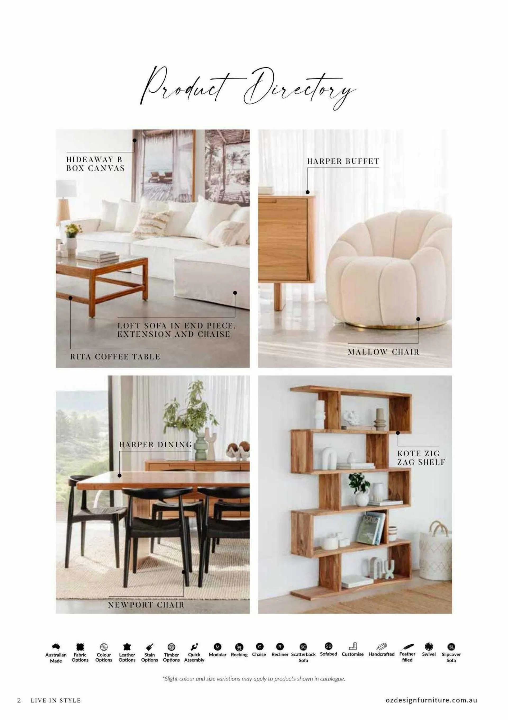 Oz Design Furniture Catalogue - 2