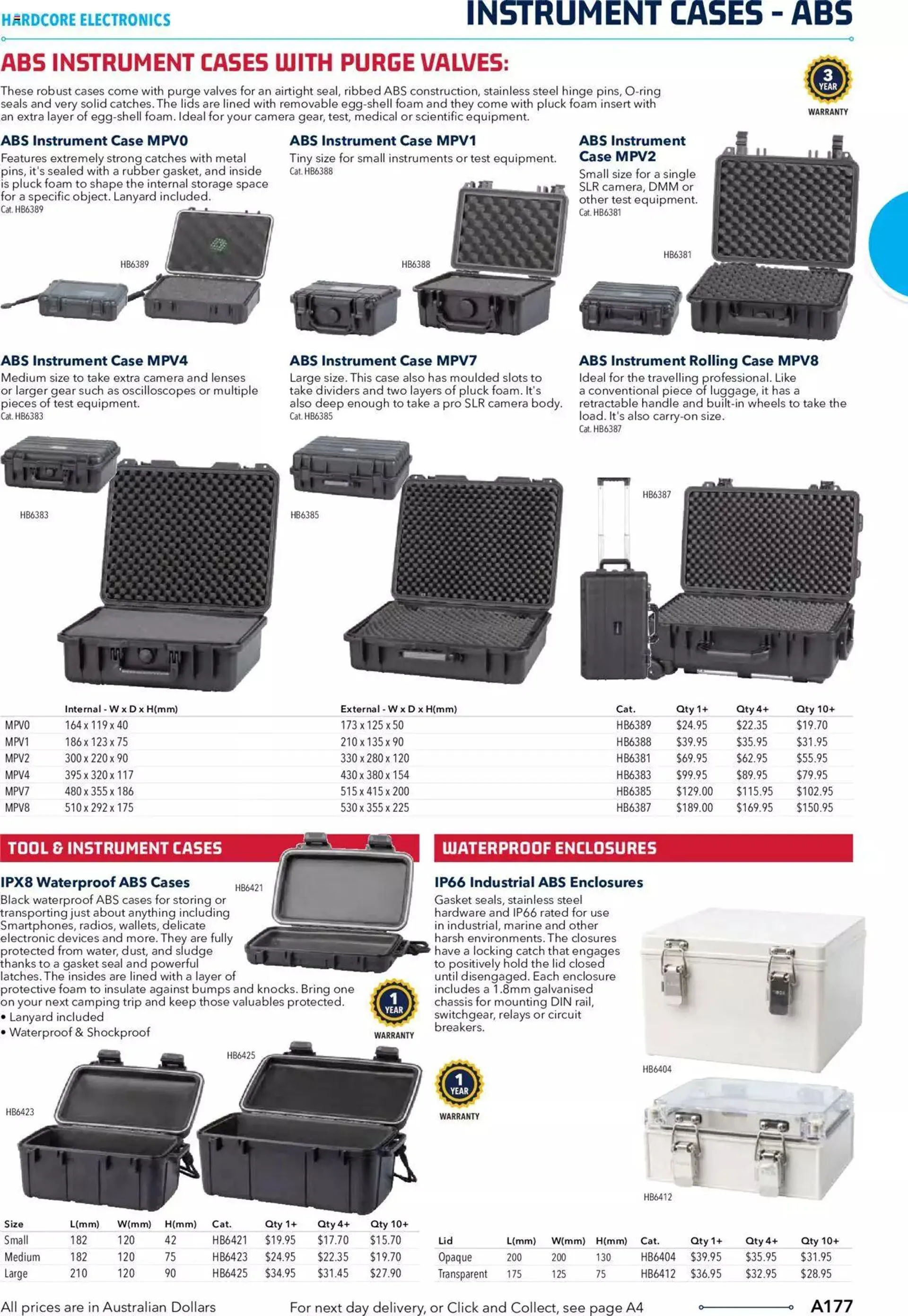 Jaycar Engineering And Scientific Catalogue Back - Catalogue valid from 27 October to 31 January 2024 - page 177