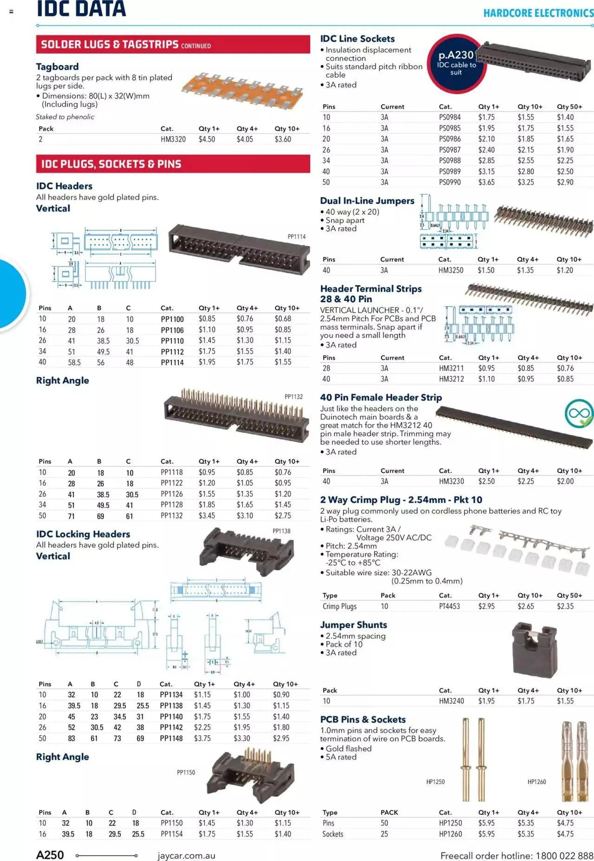 Jaycar Catalogue 2021/22 Engineering And Scientific Catalogue Back - 249