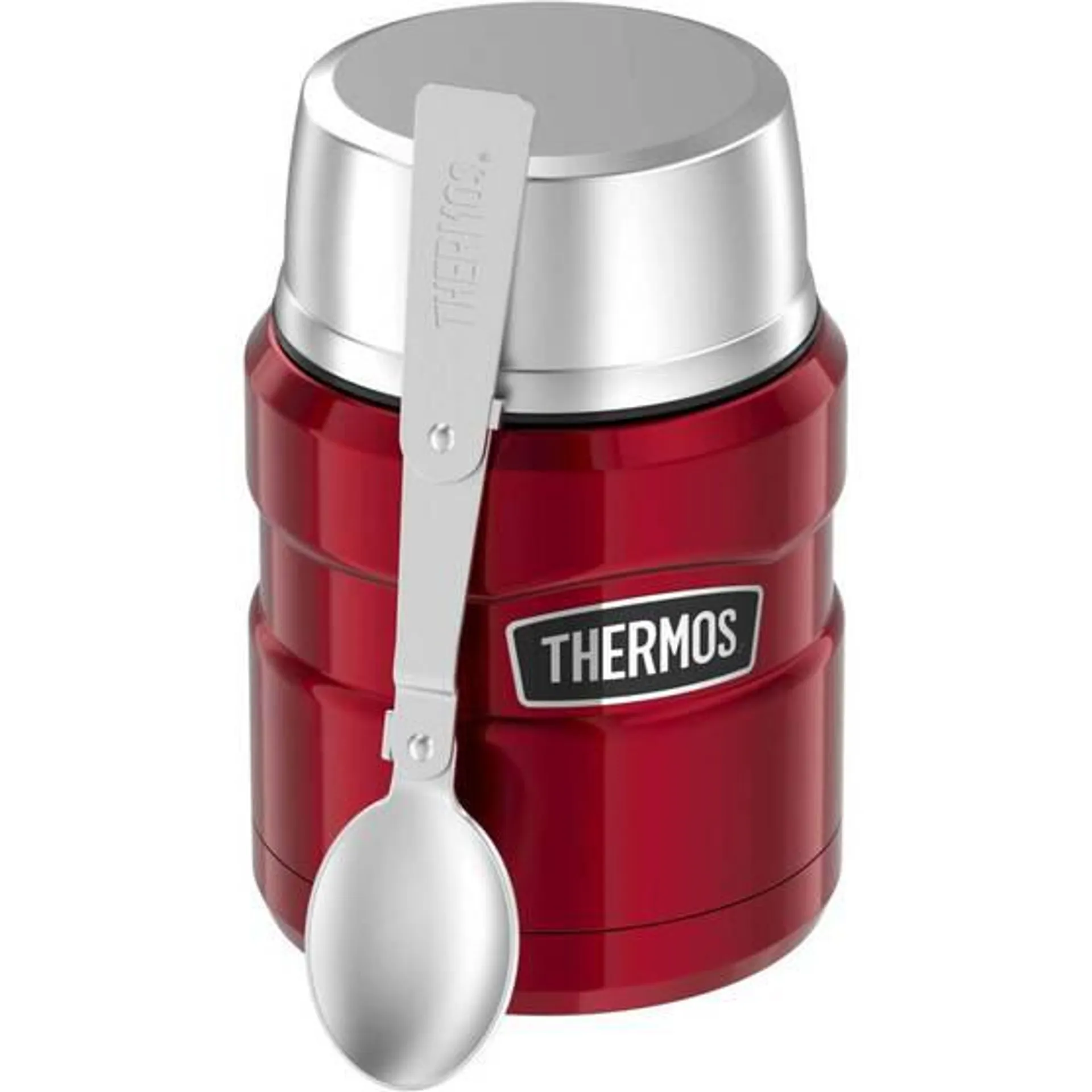 Thermos King Vacuum Insulated Food Jar 470ml Red