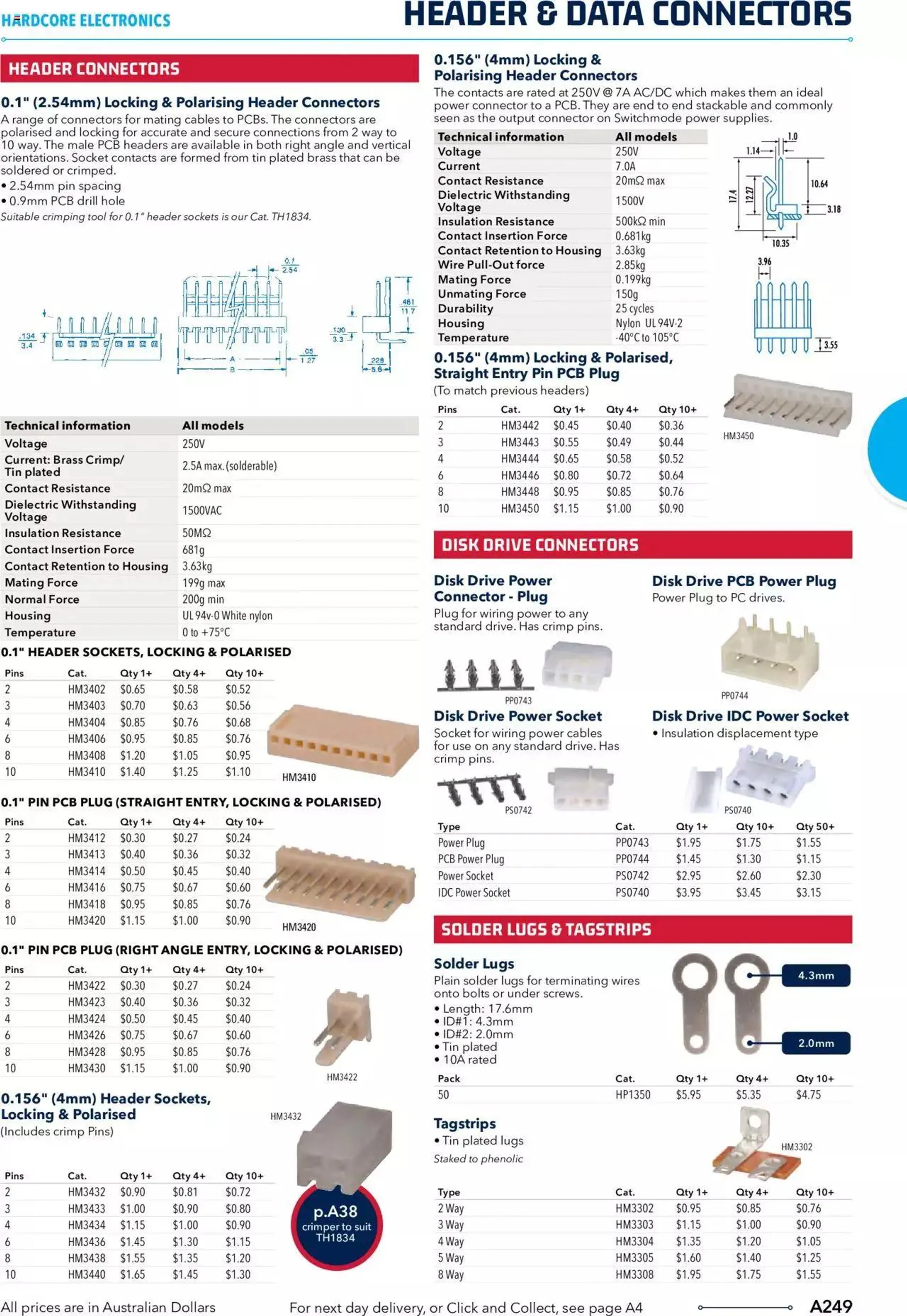 Jaycar Catalogue 2021/22 Engineering And Scientific Catalogue Back - 248