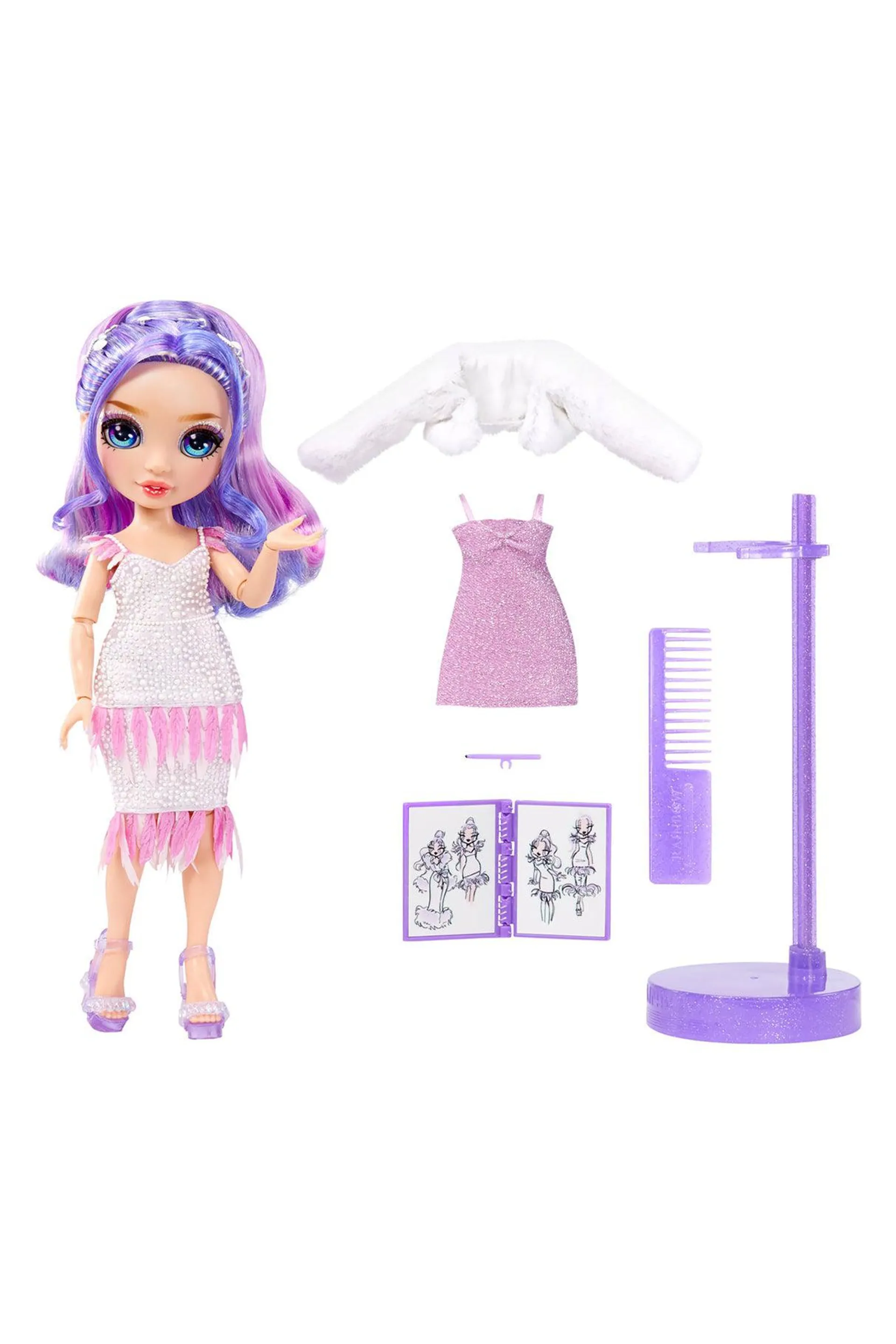 Rainbow High Fantastic Fashion Doll, Violet