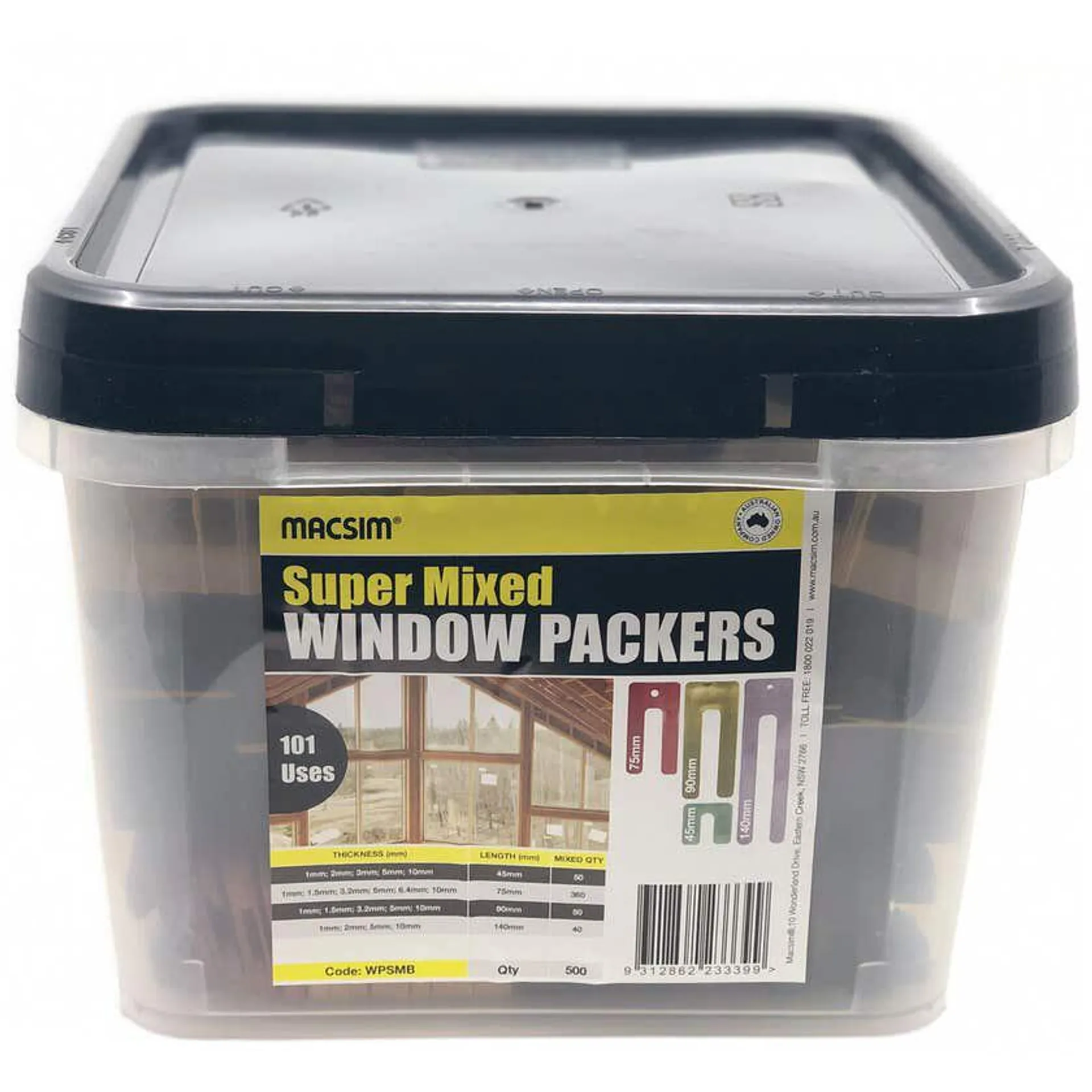 Macsim Window Packer Super Mixed Bucket - Tub of 500