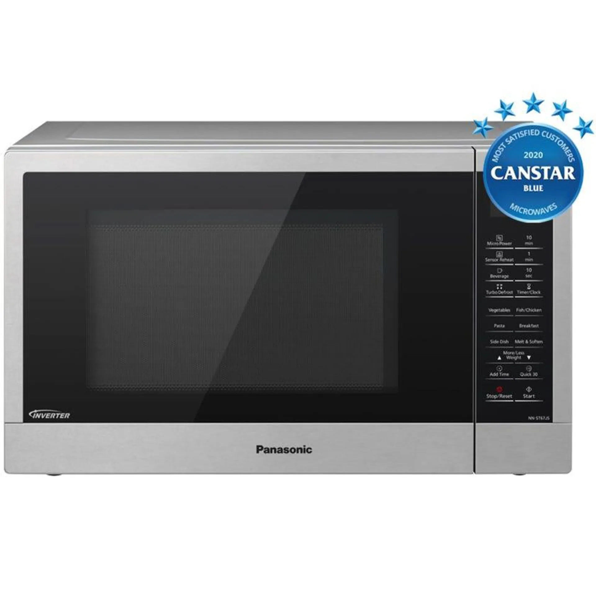 Panasonic NNST67JSQPQ 32L Stainless Steel 1100W Inverter Microwave Oven