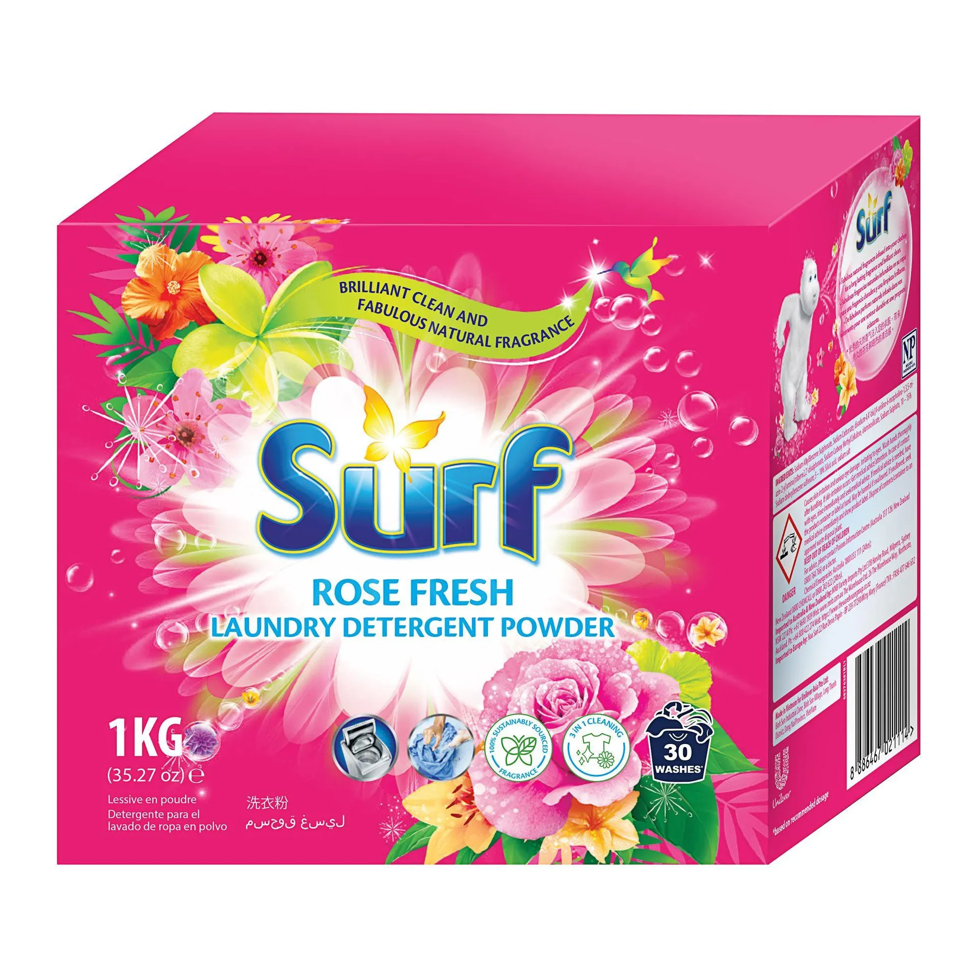 Surf Rose Fresh Detergent Powder 1kg