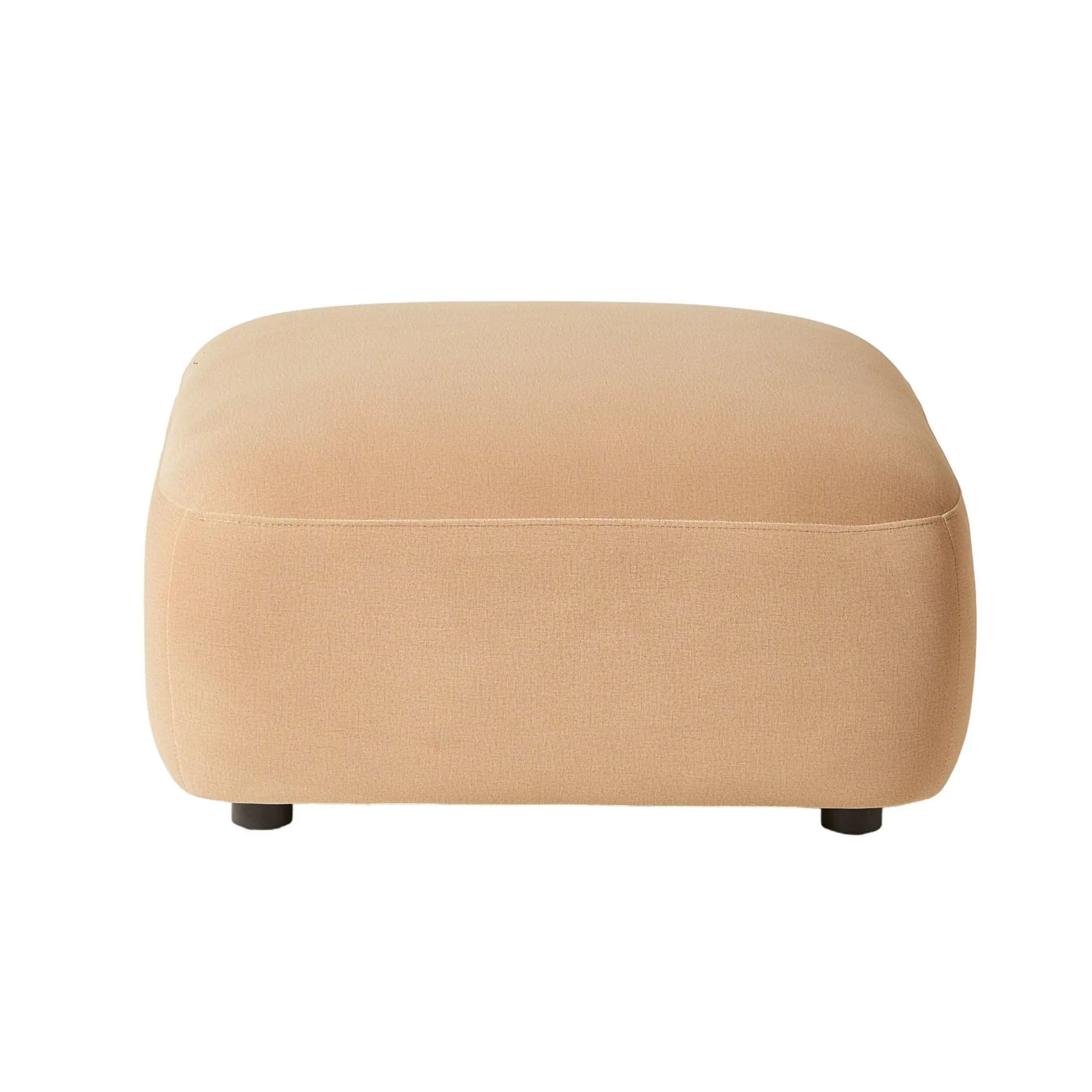 Oscar Ottoman Sectional Velvet Latte