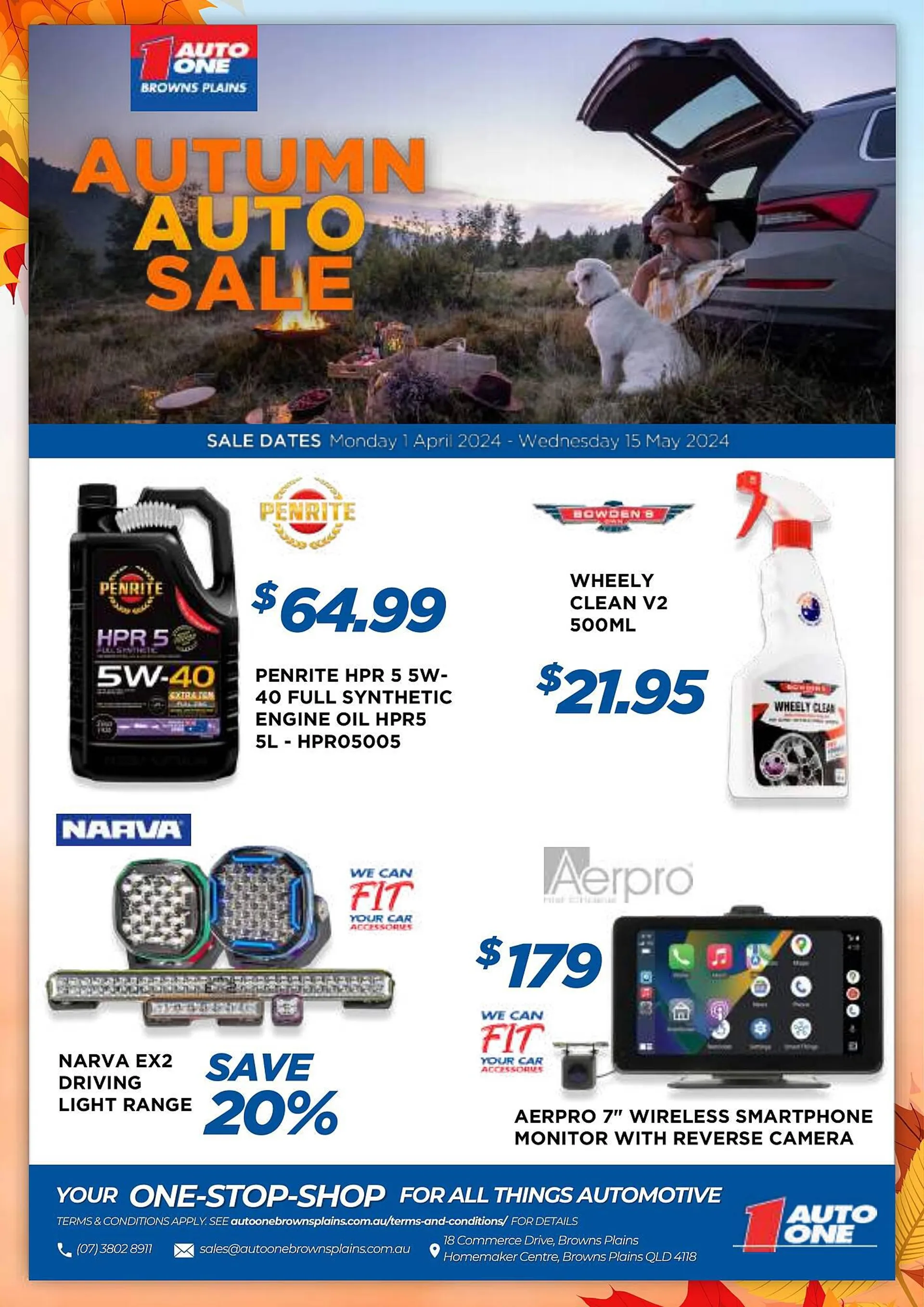 Auto One catalogue - Catalogue valid from 1 April to 15 May 2024 - page 1