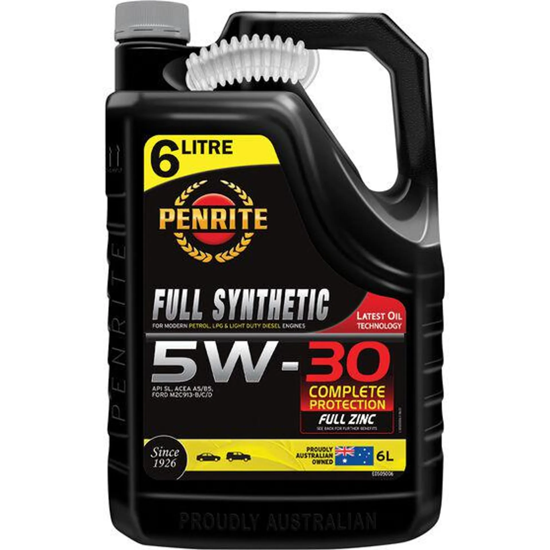 Penrite Full Synthetic Engine Oil - 5W-30 6 Litre