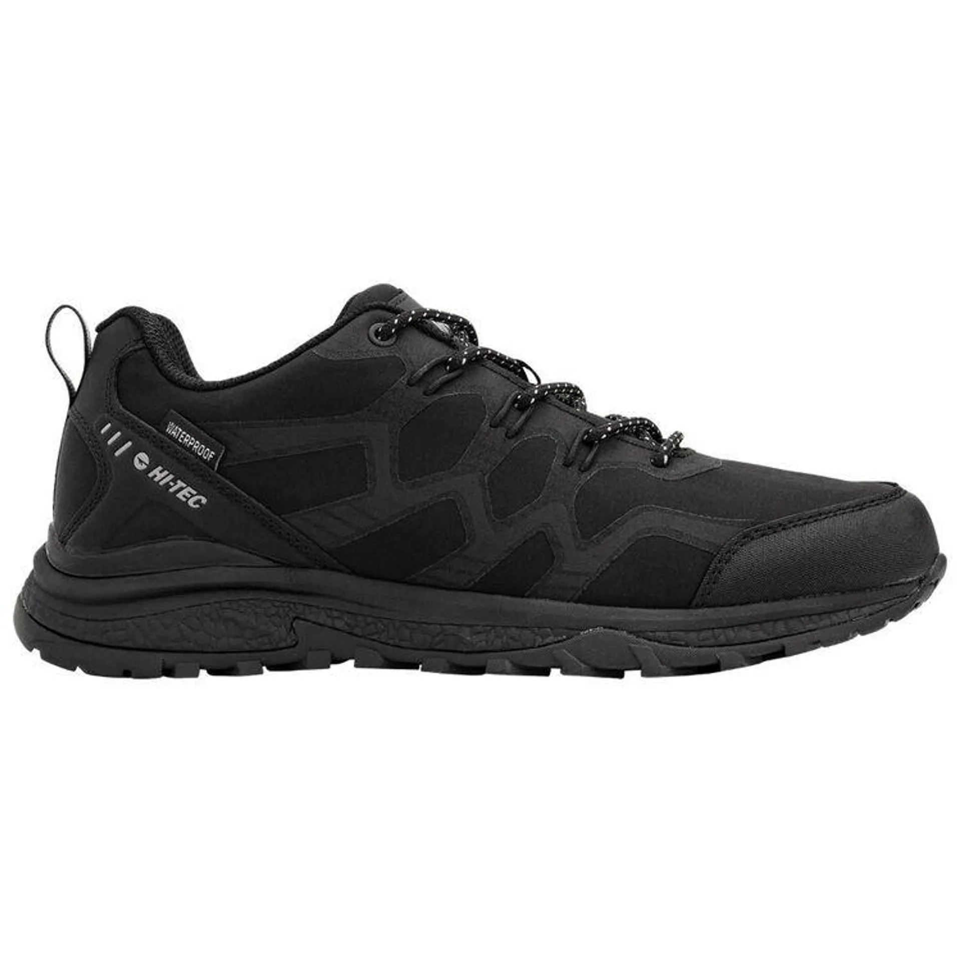 Hi-Tec Men's Stinger Waterproof Low Hiking Shoes Black & 3M