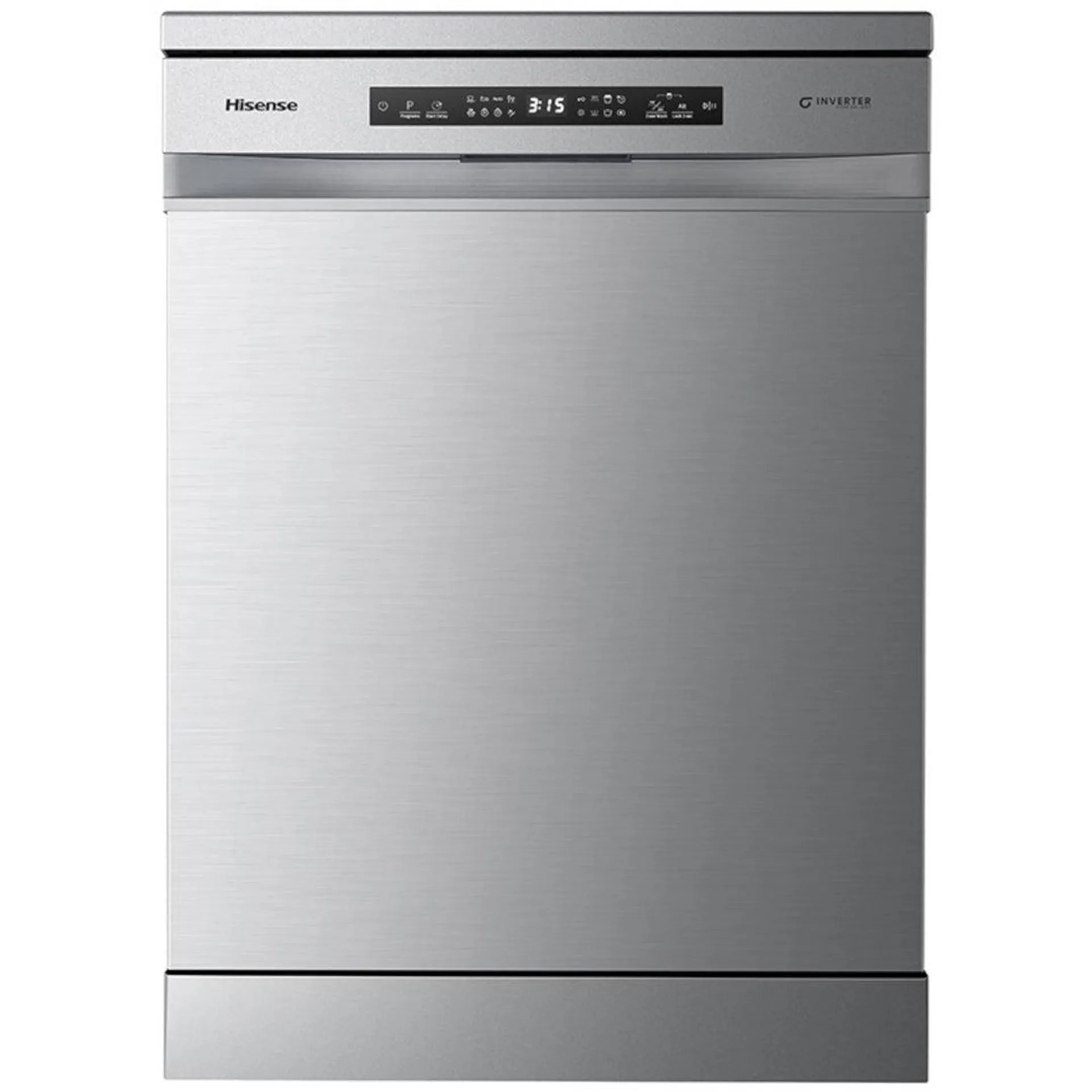 Hisense Stainless Steel Dishwasher with 15 Place Settings