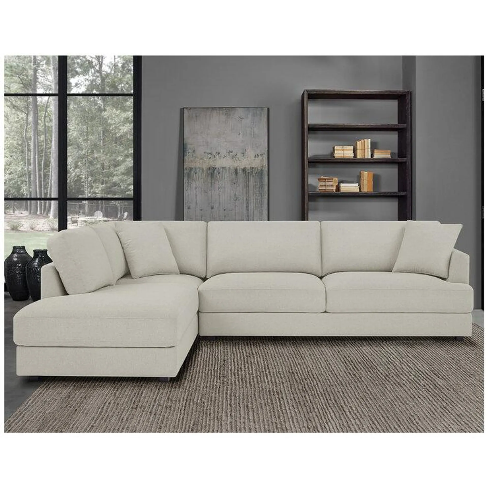 Thomasville Fabric Sectional 2 Pieces