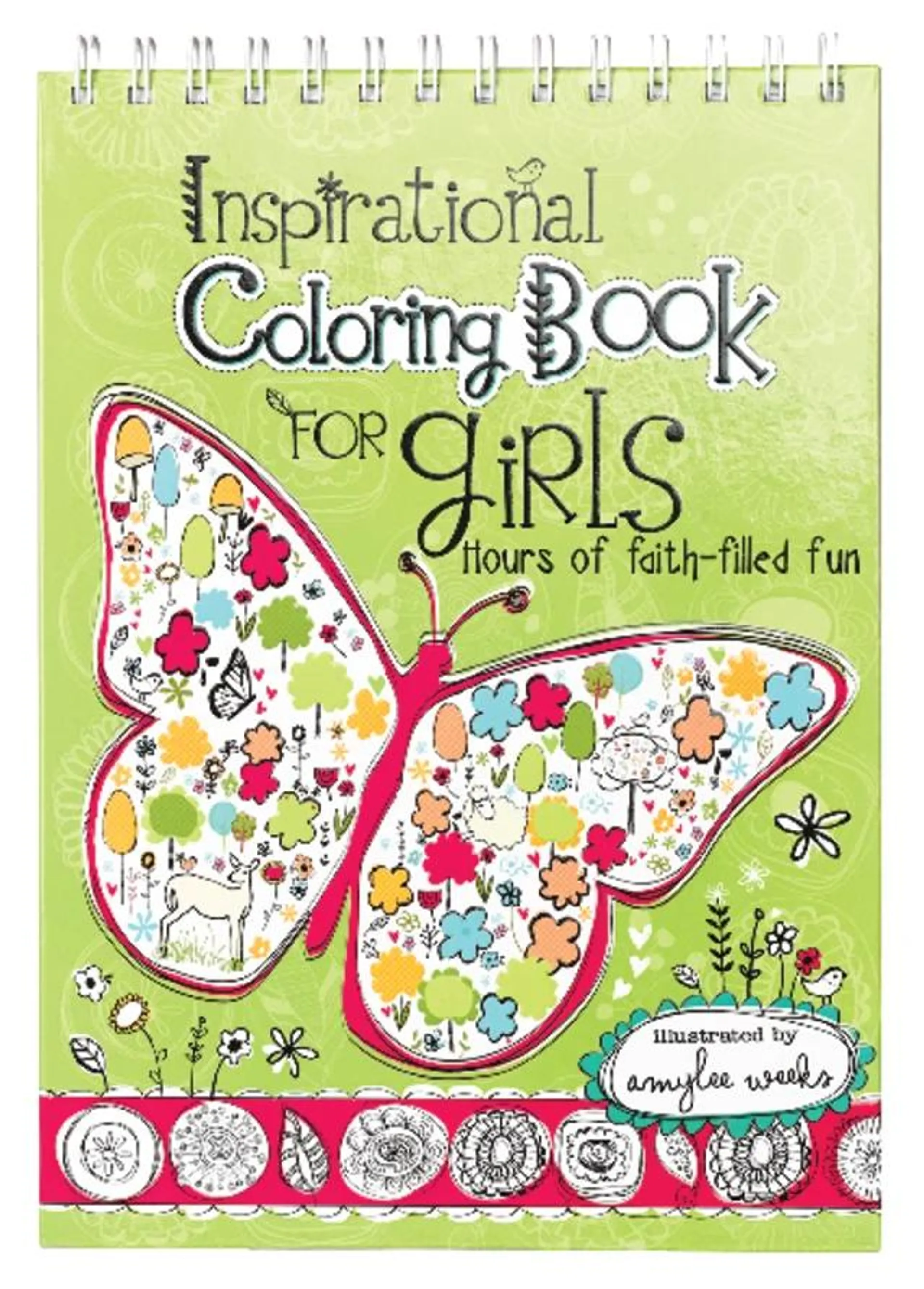 Inspirational Coloring Book For Girls