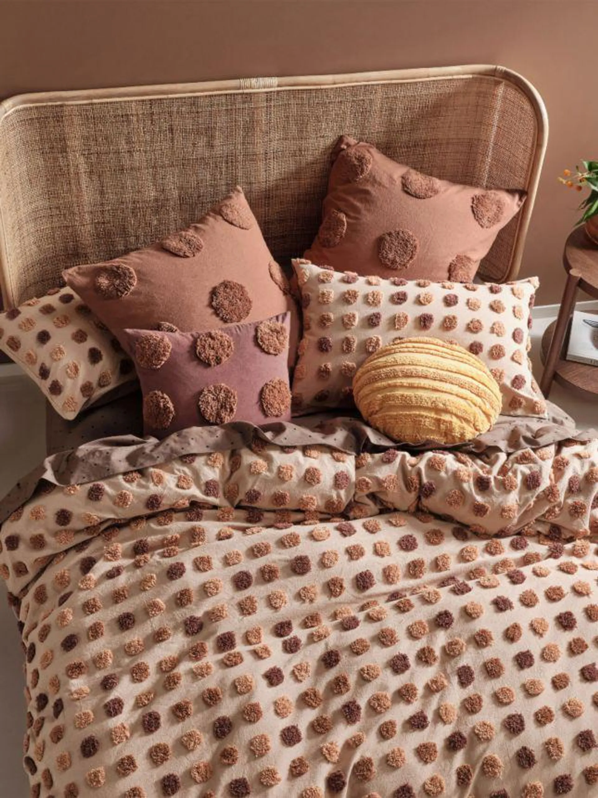 Haze Pecan Quilt Cover Set