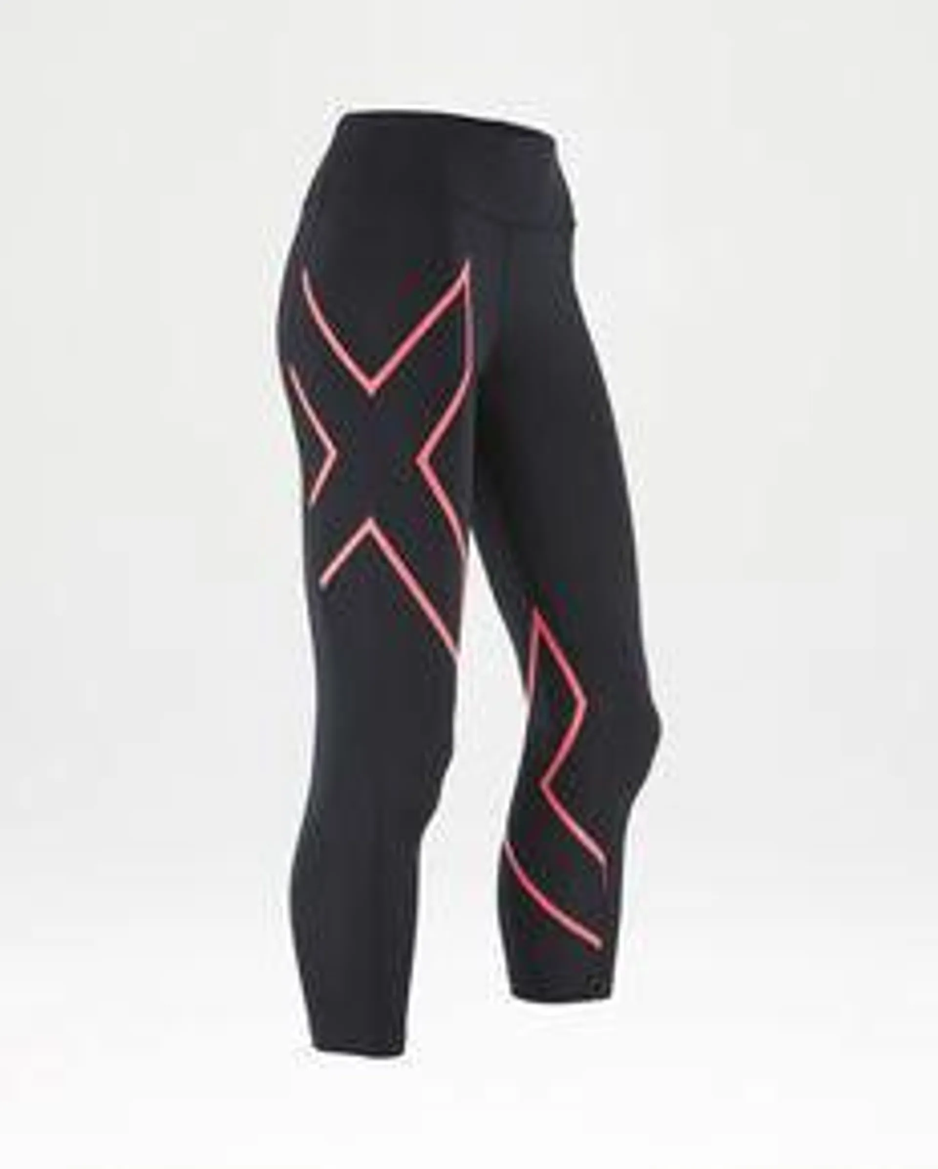 2XU Mid-Rise Comp 7/8 Tights - Womens - Blk/Flp