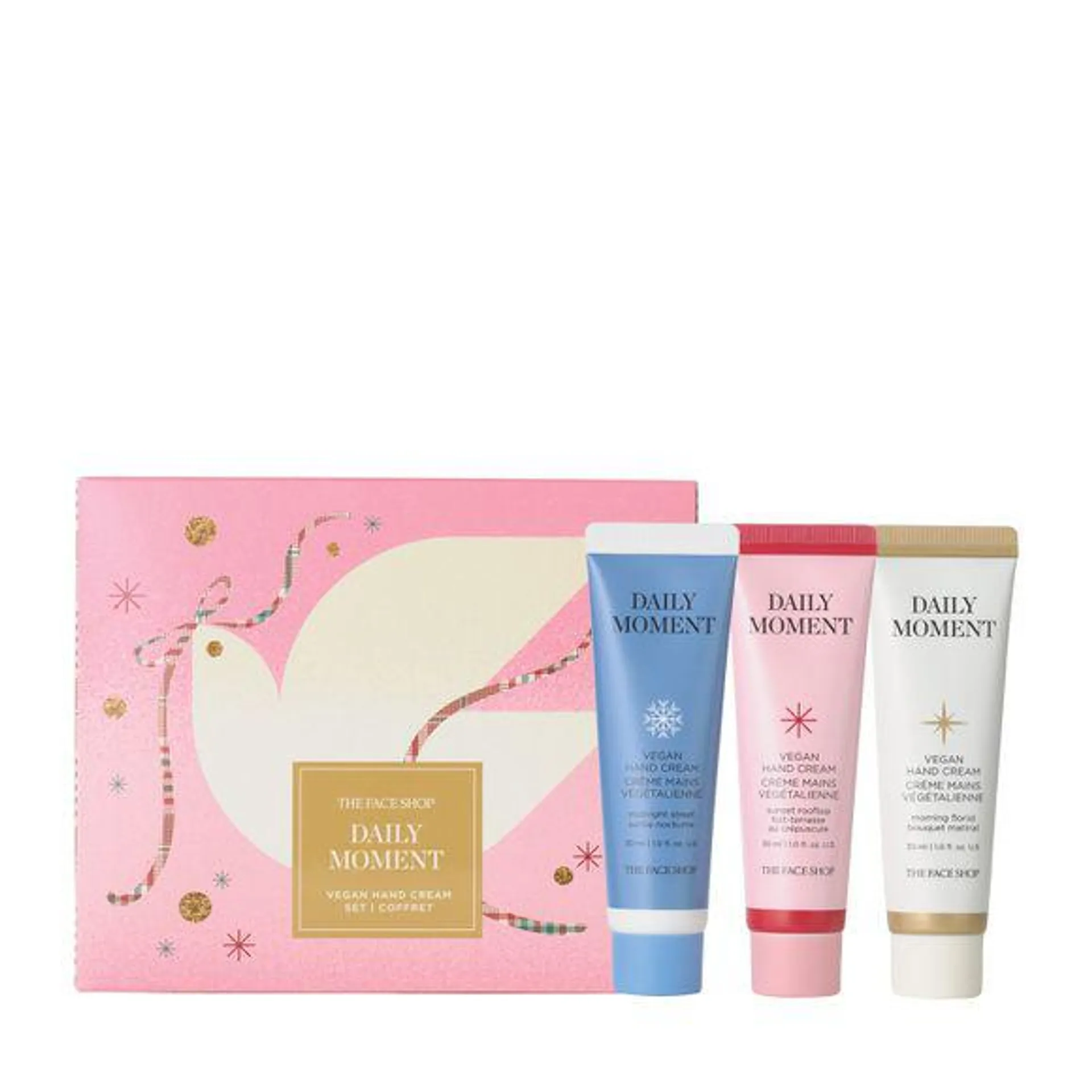 The Face Shop Daily Moment Vegan Hand Cream Holiday Set