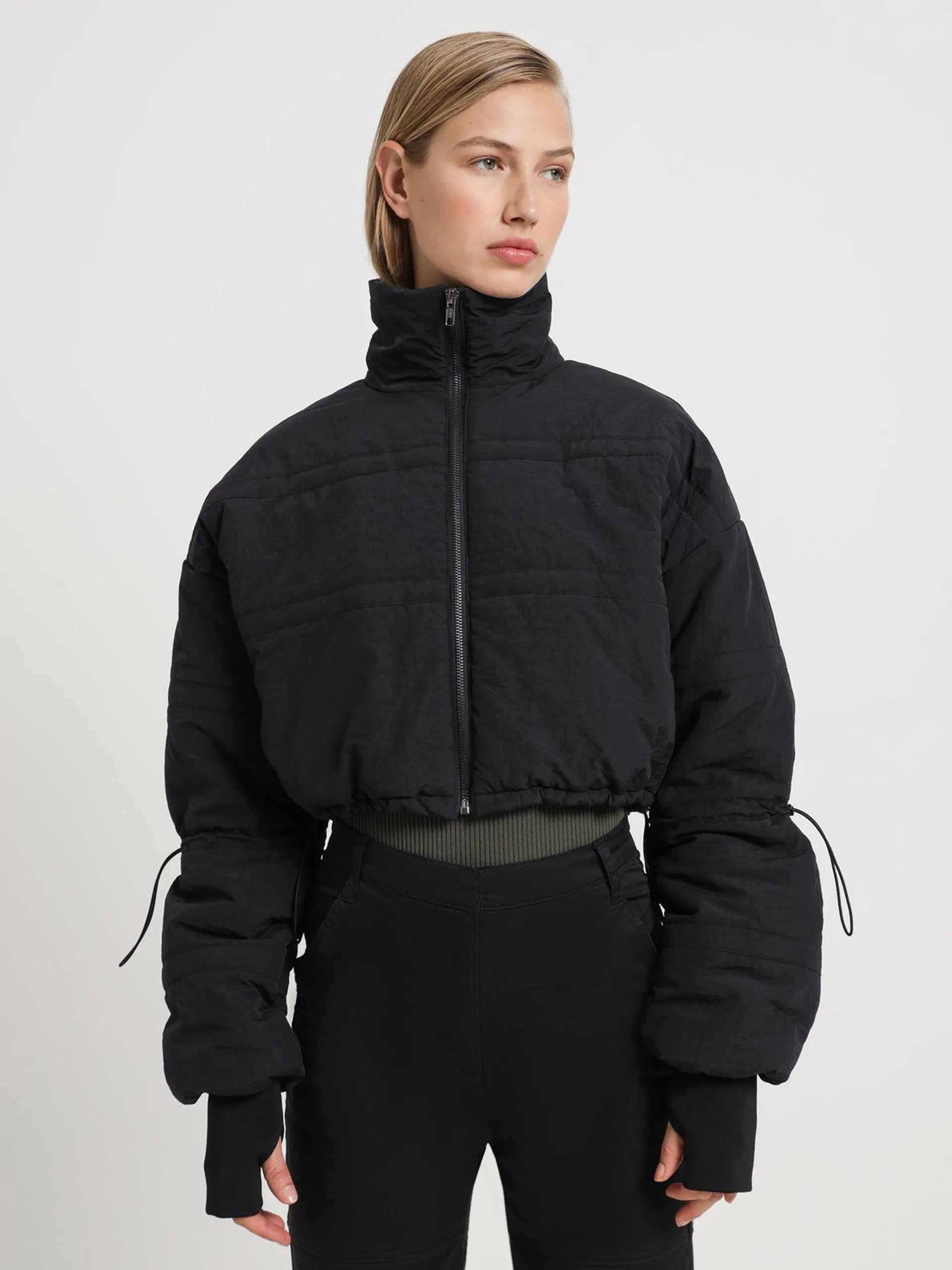 Kevia Puffer Jacket in Black