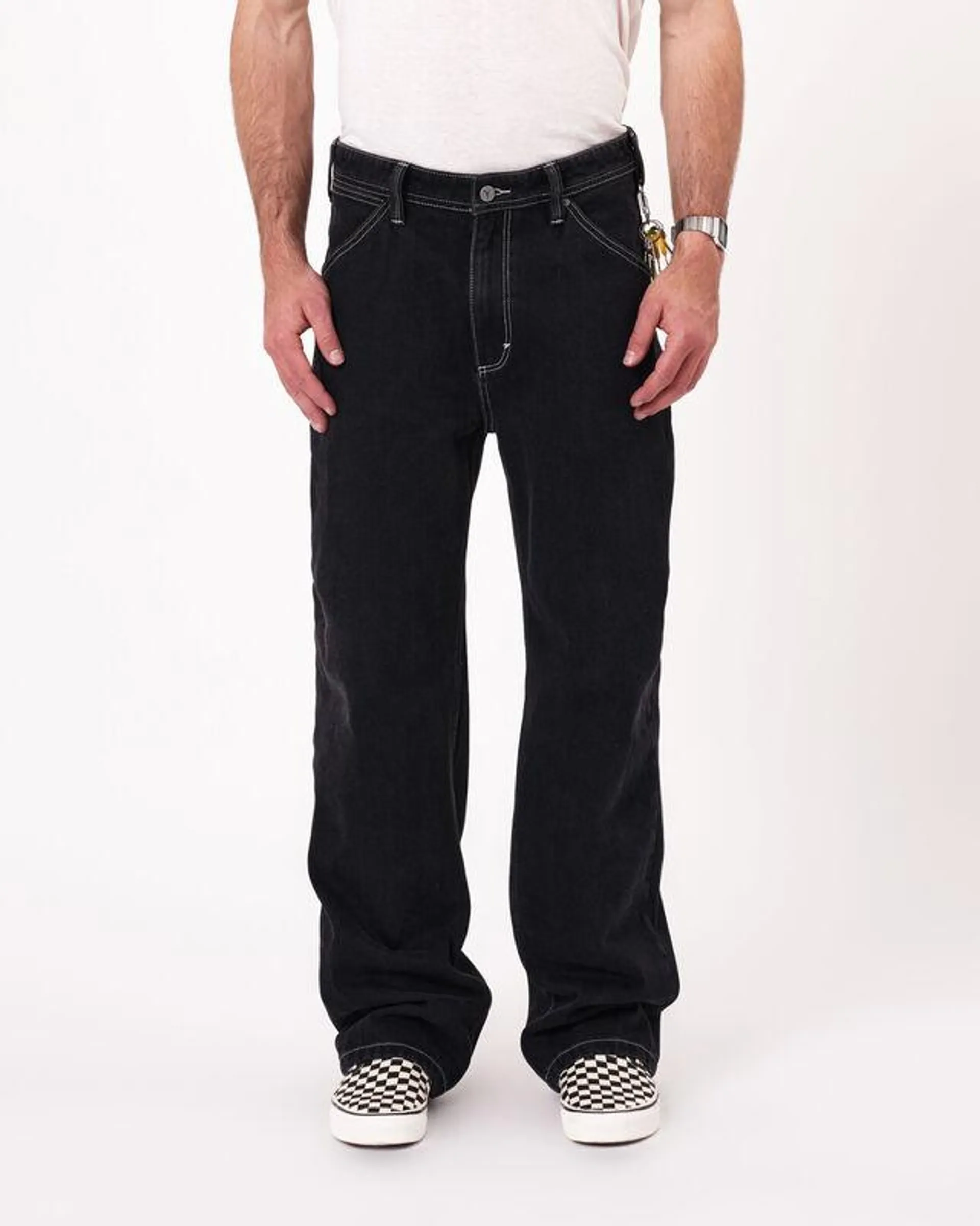 A5 Baggy Jeans Lance Black