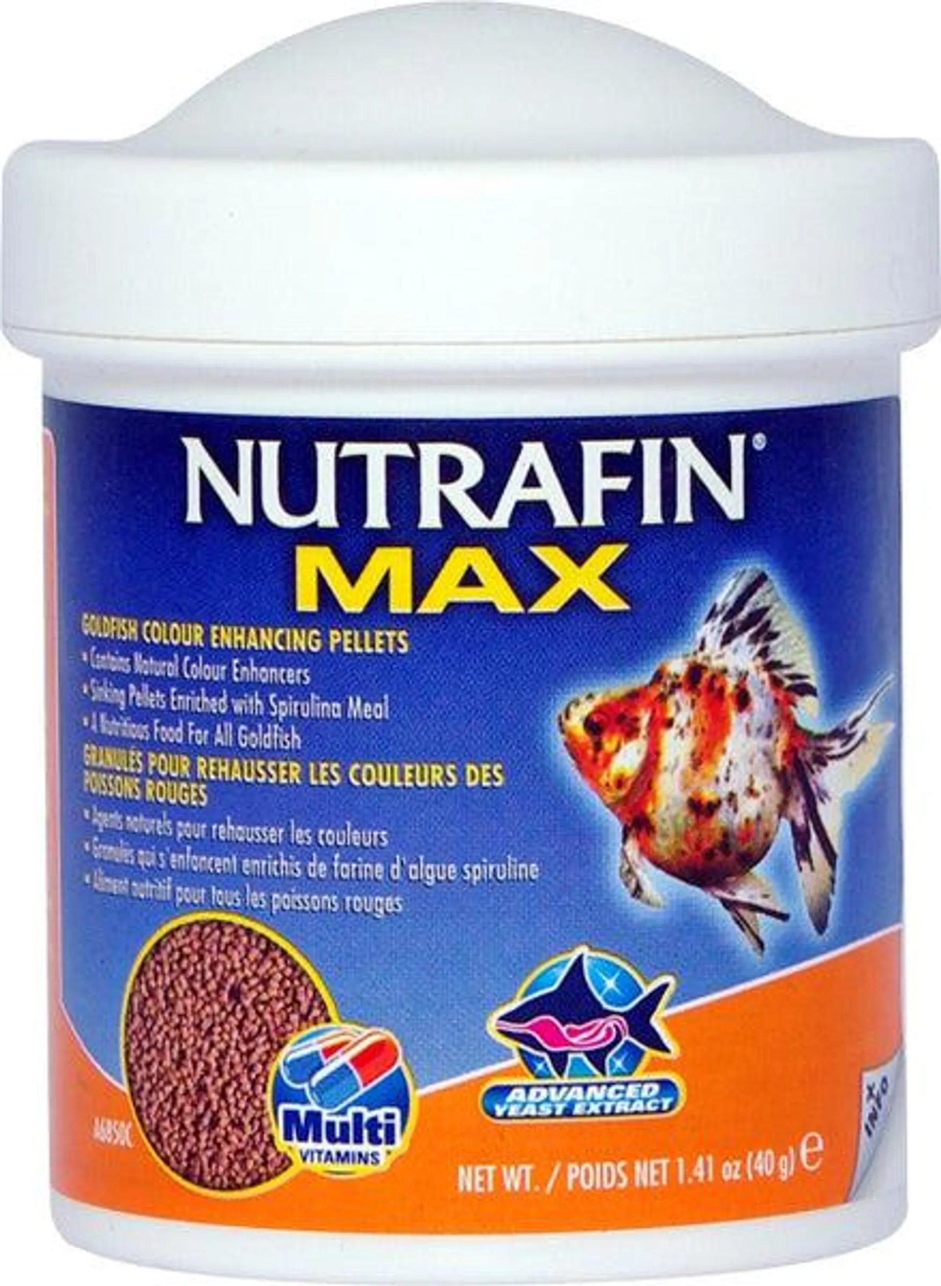 Nutrafin Max - Goldfish Colour Enhancing Pellets (175g)