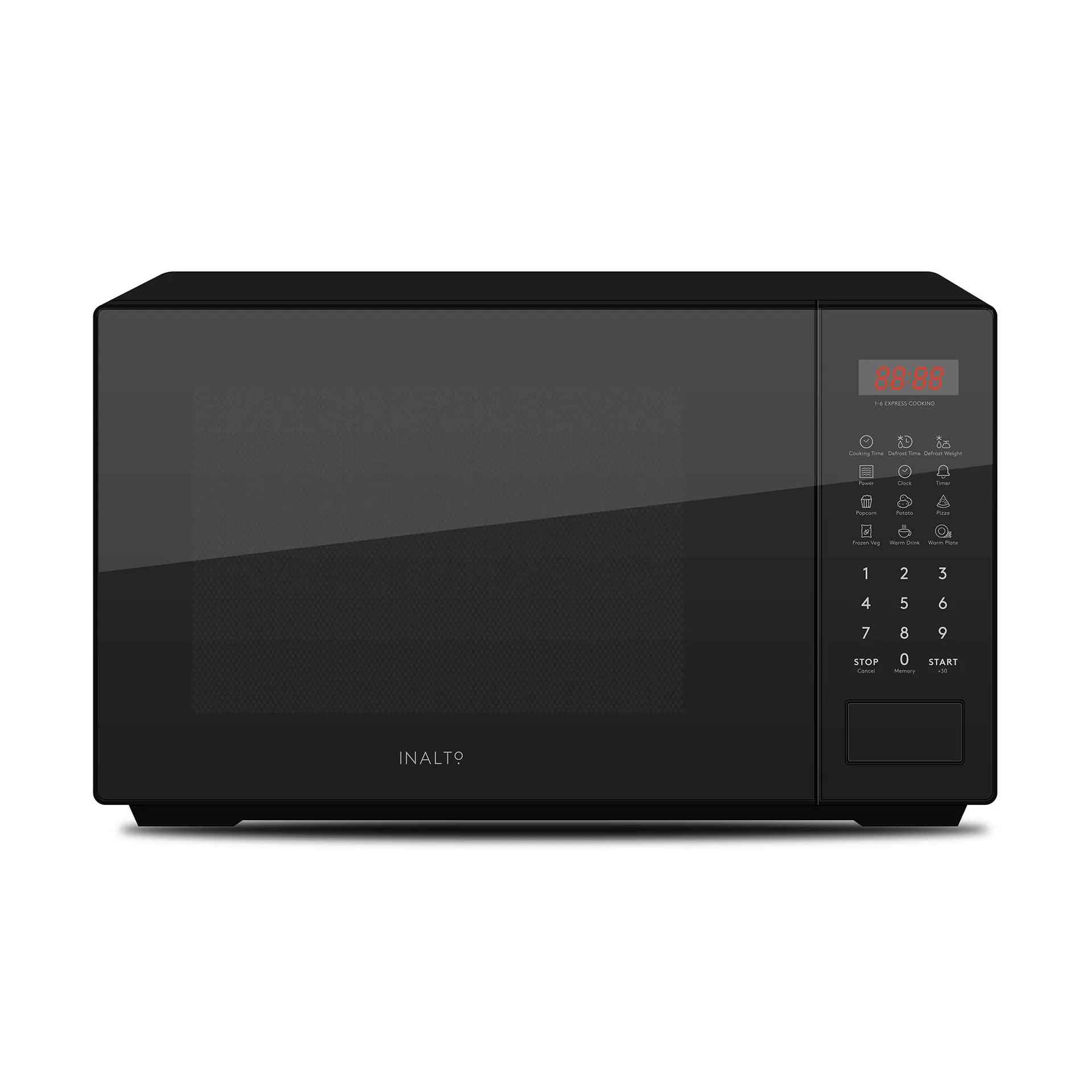 Inalto 20L 700W Black Microwave Oven IOMW20B