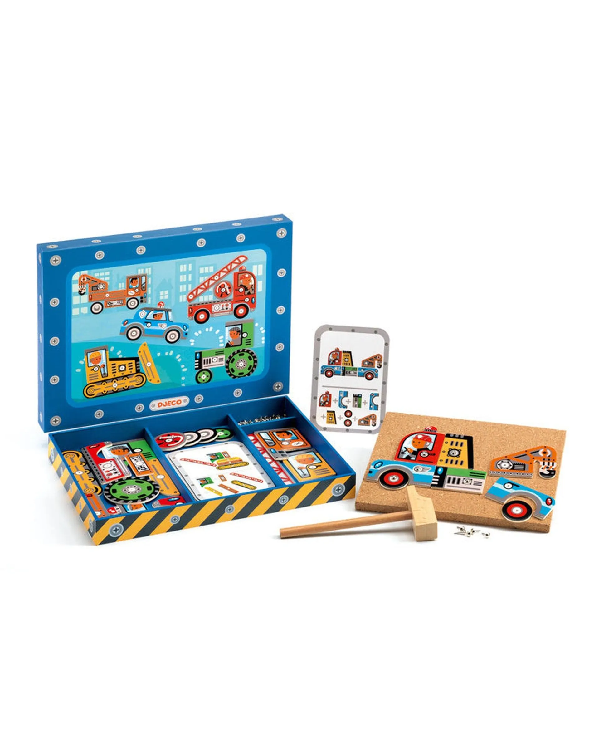 Djeco Vehicles Tap Tap Play Set