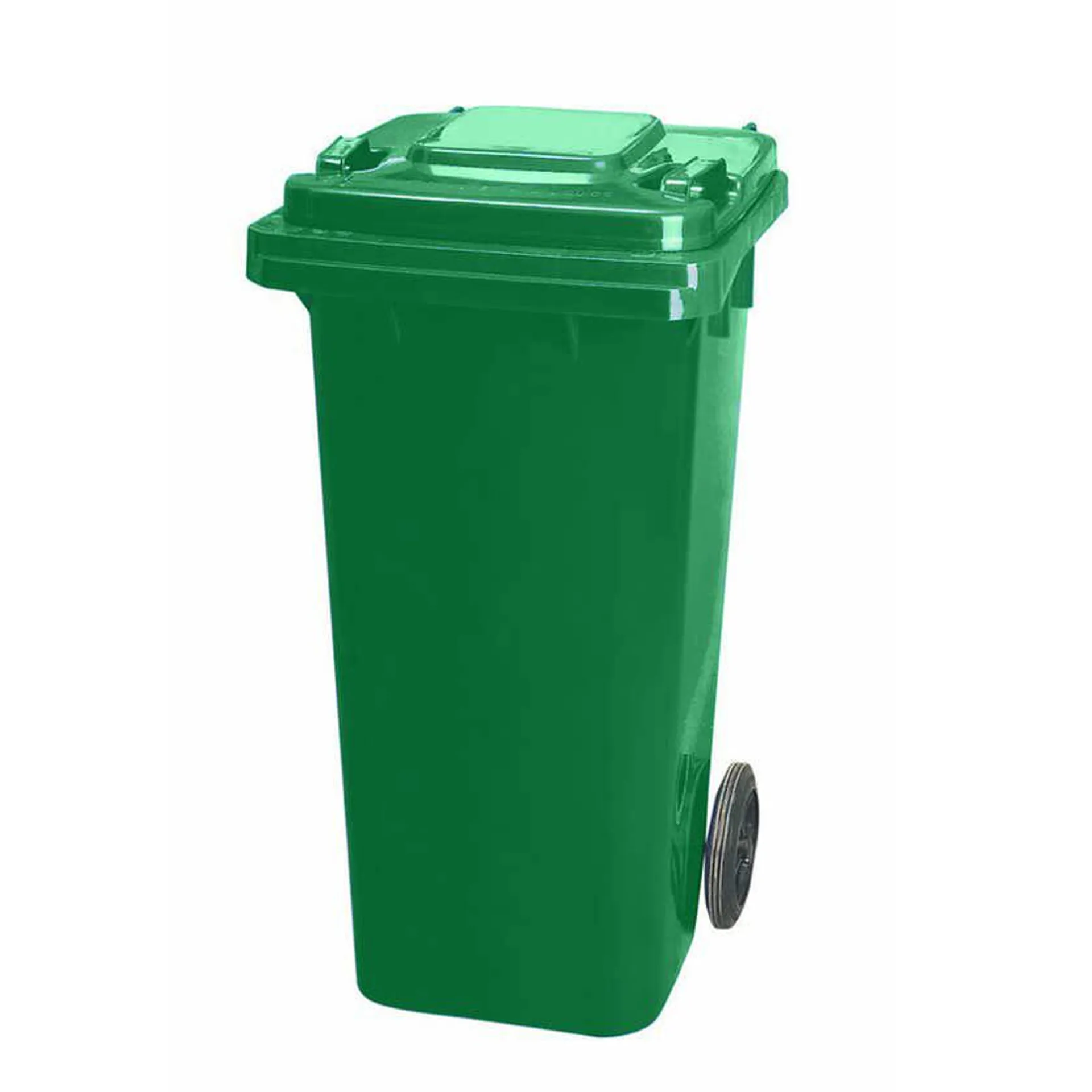 Queen Wheelie Rubbish Bin Green 120L