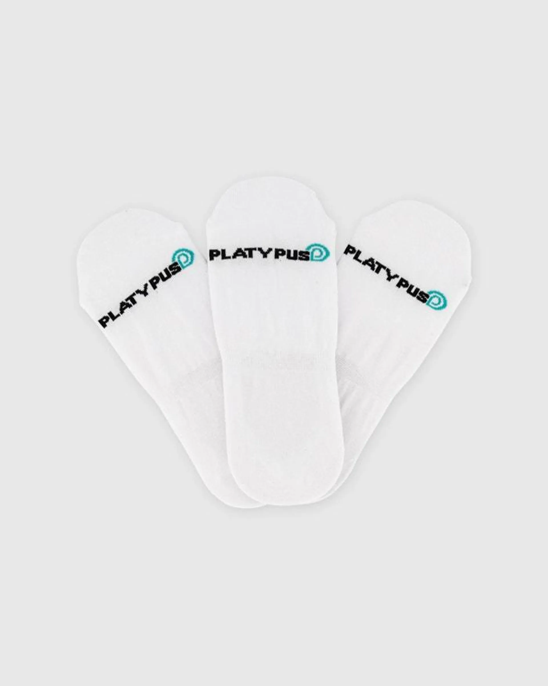 Platypus Invisible Socks 3 PK (3.5-6)