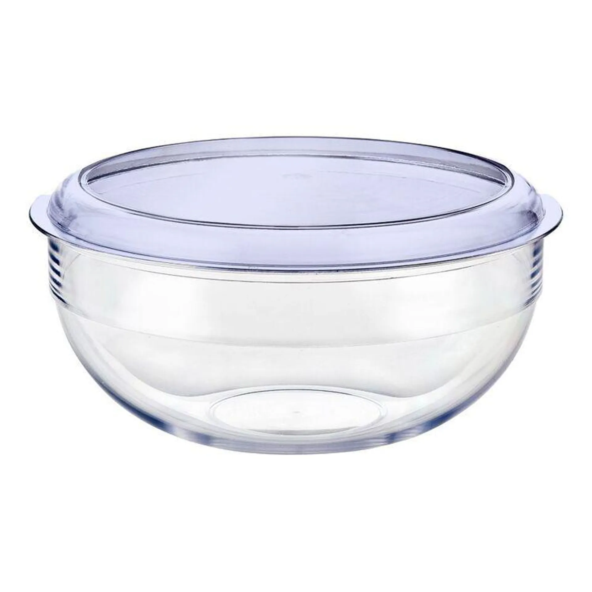 Palm Salad Bowl With Lid Blue 25 cm