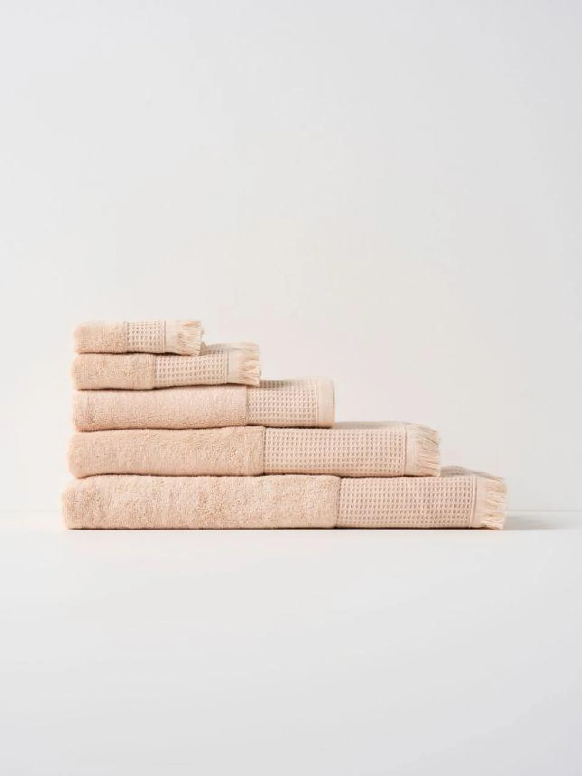 Aria Nude Cotton/Bamboo Towel Collection