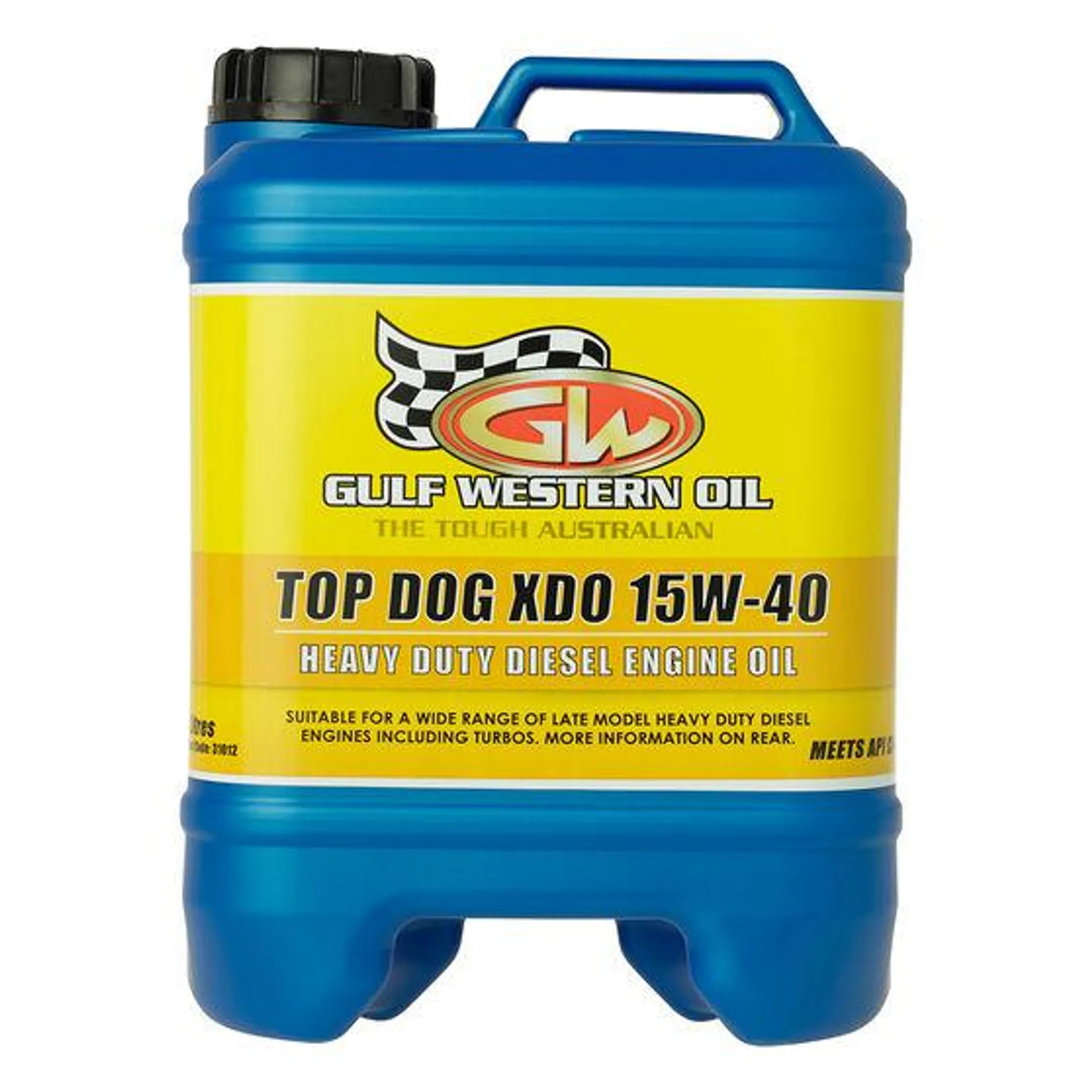 Gulf Western Top Dog XDO Diesel Engine Oil - 15W-40 10 Litre