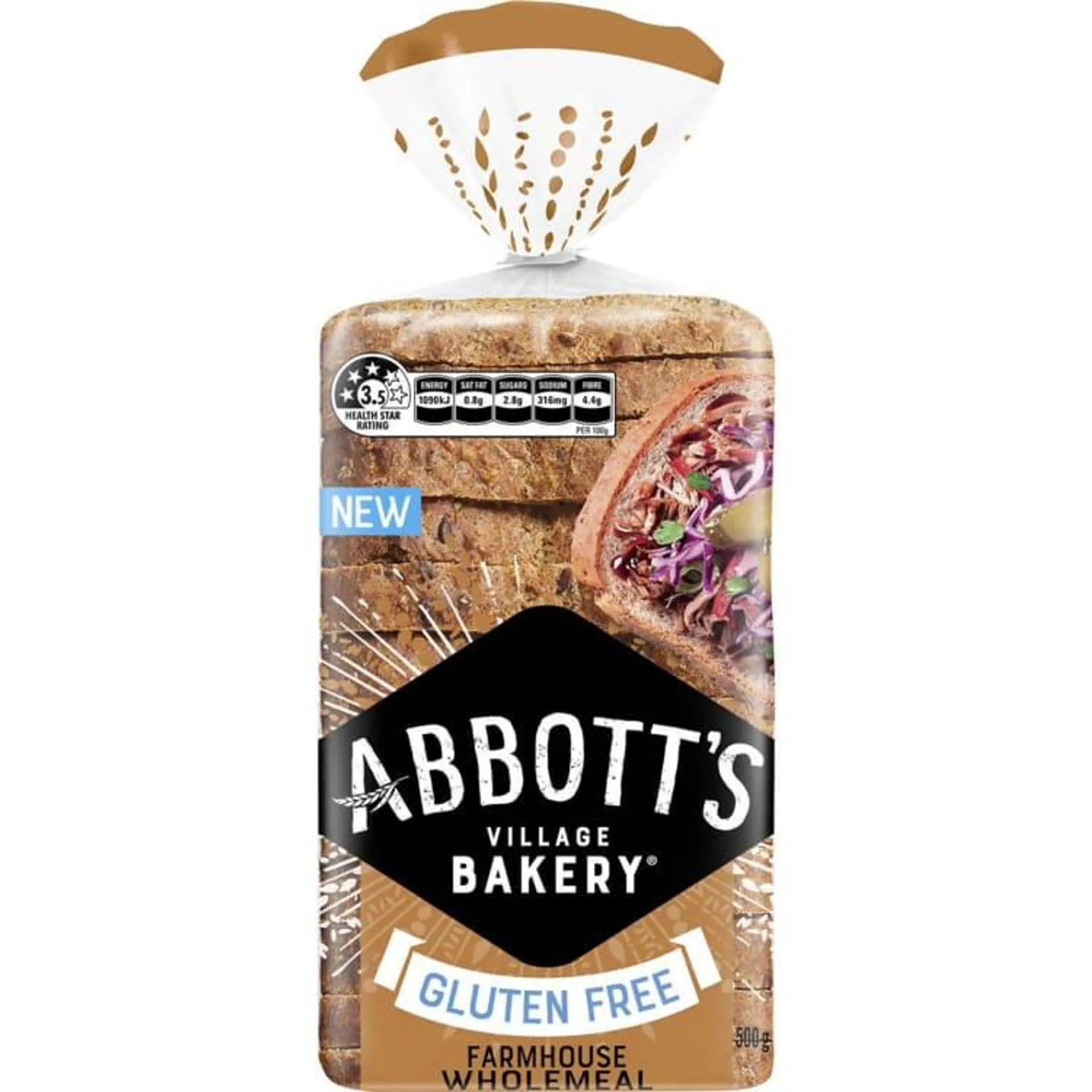 Abbott's Bakery Gluten Free Farmhouse Wholemeal Bread