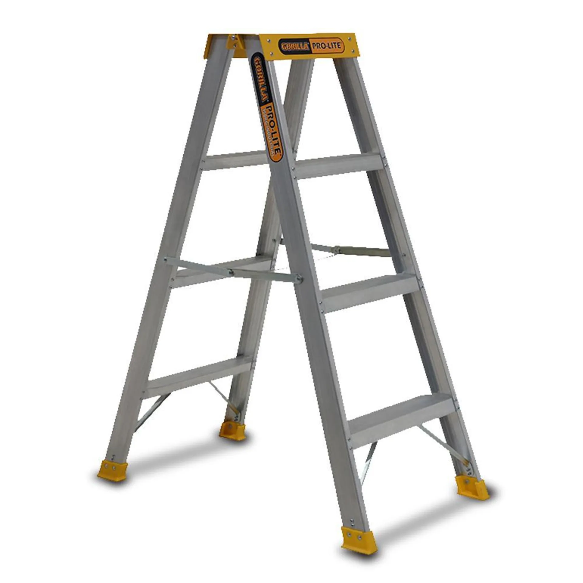 Gorilla SM004-PRO Pro-Lite 4 Step Double Sided Aluminium Ladder