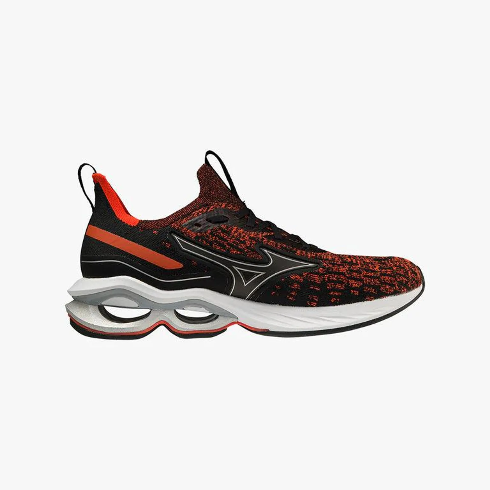 Mizuno Wave Creation 23 Waveknit - Mens - Black/Black/Grenadine