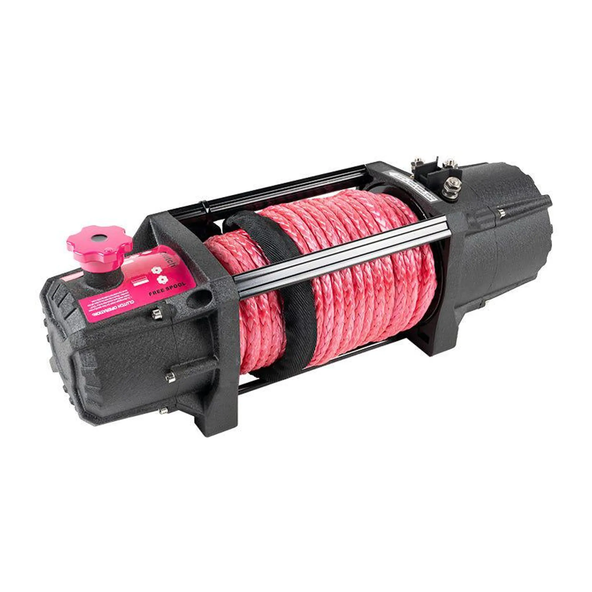 Kings Pink Domin8r Xtreme 12,000lb Winch | 7.2hp Motor | 218:1 Ratio | 26m Synthetic Rope | Wired/Wireless Controller