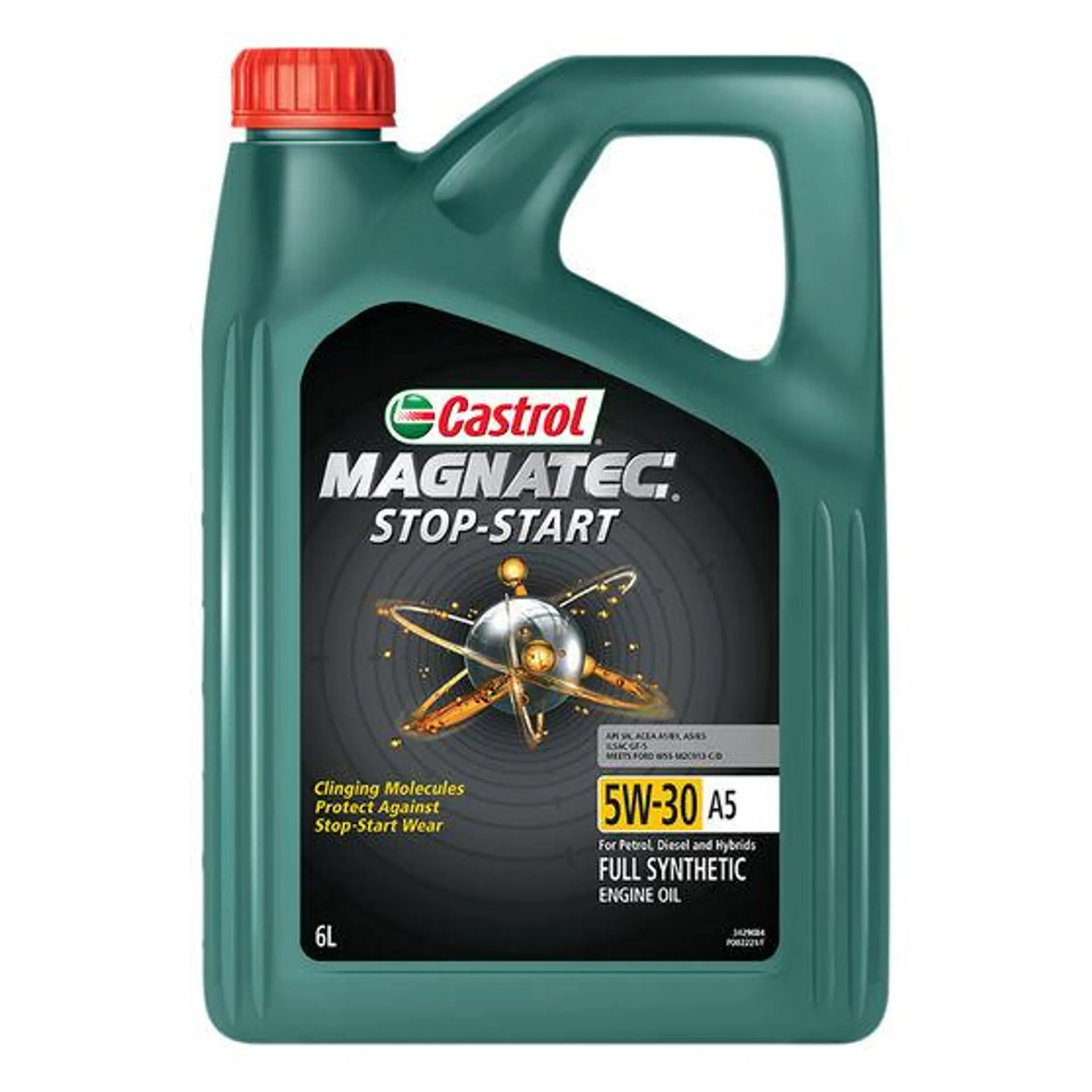 Castrol MAGNATEC Stop Start Engine Oil - 5W-30, A5, 6 Litre