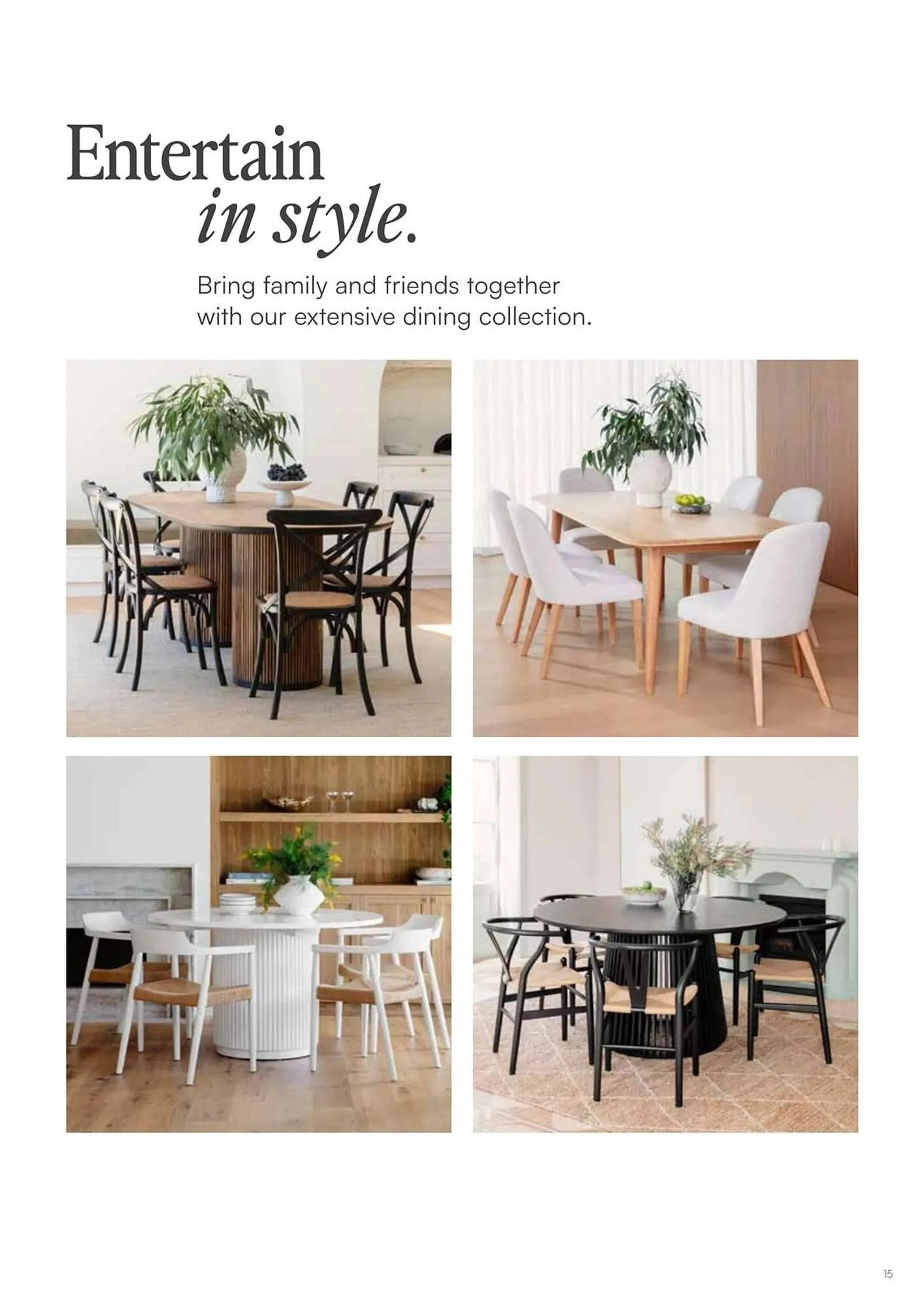 OZ Design Furniture catalogue - Catalogue valid from 26 March to 31 August 2024 - page 15