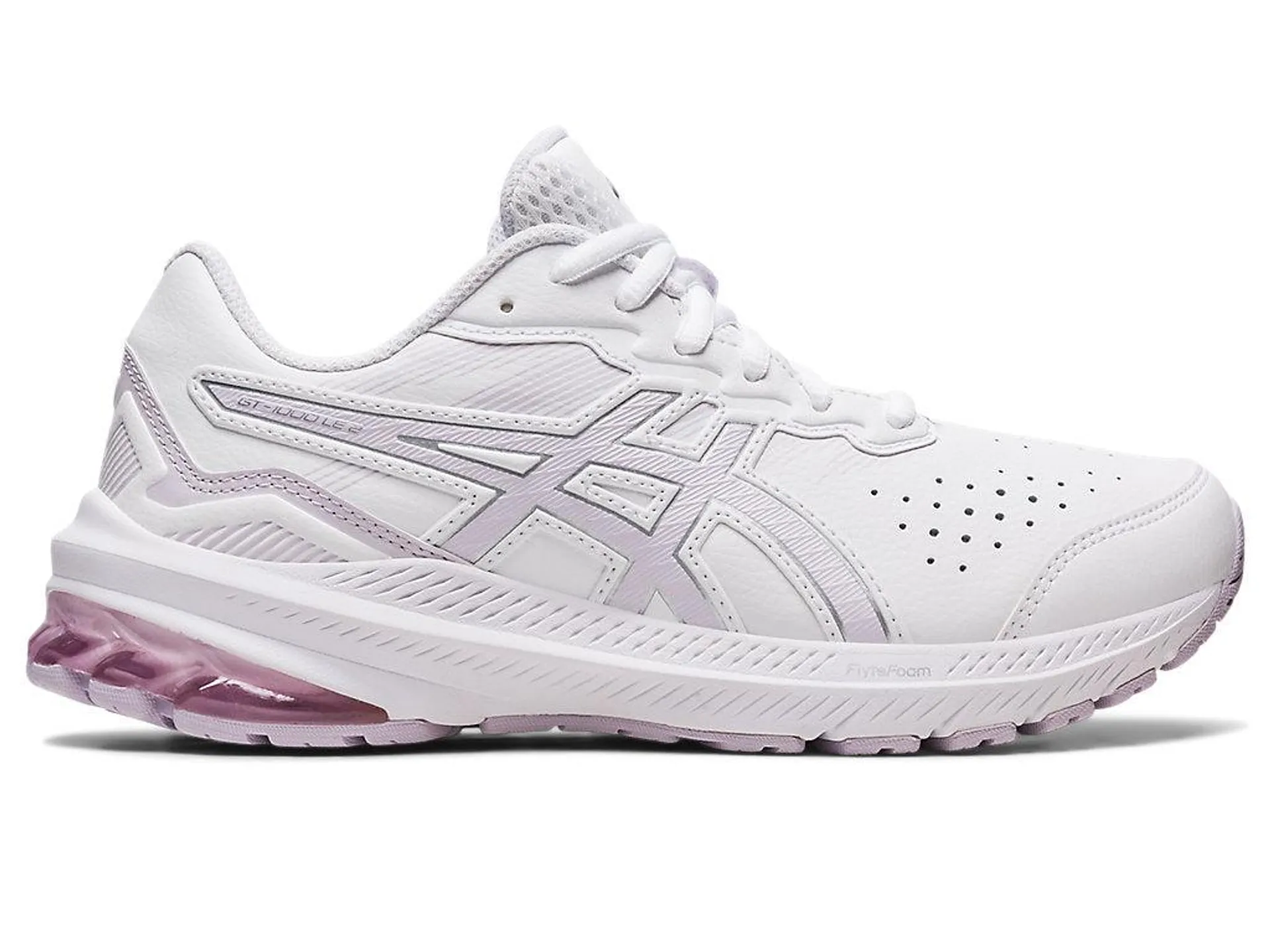 Asics GT-1000 LE 2 (D) - Womens - White/Dusk Violet