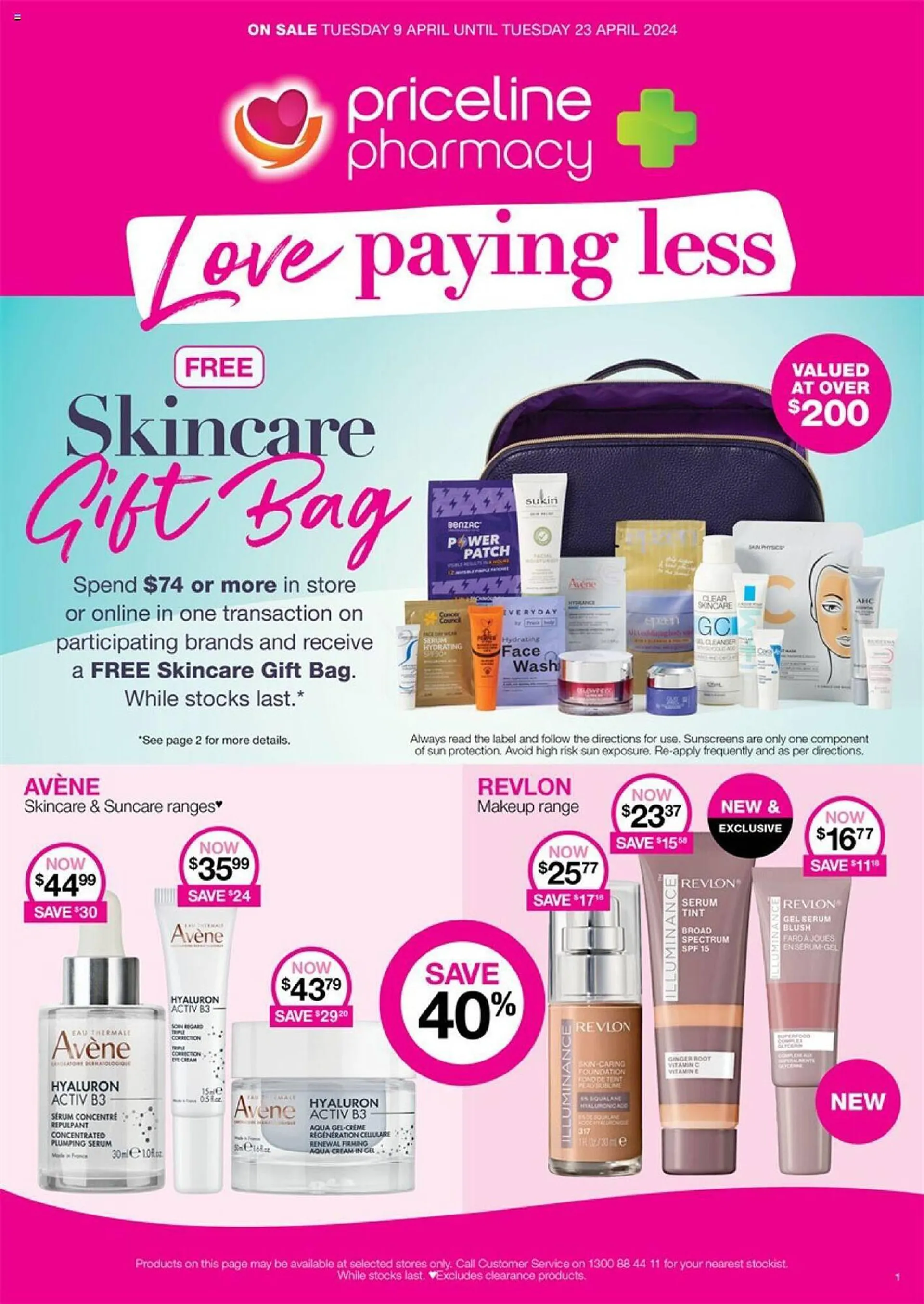 Priceline catalogue - Catalogue valid from 9 April to 23 April 2024 - page 