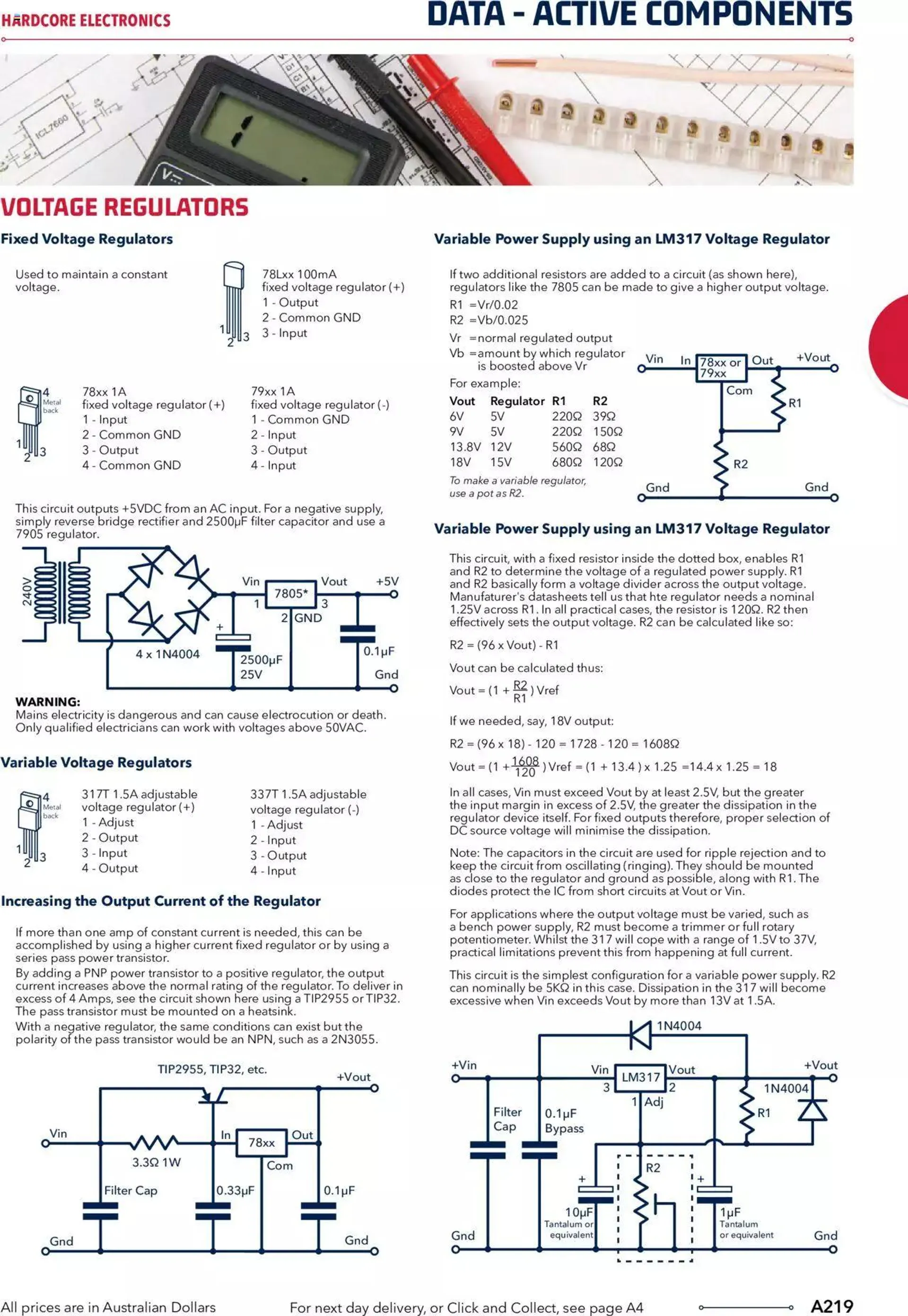 Jaycar Catalogue 2021/22 Engineering And Scientific Catalogue Back - 218