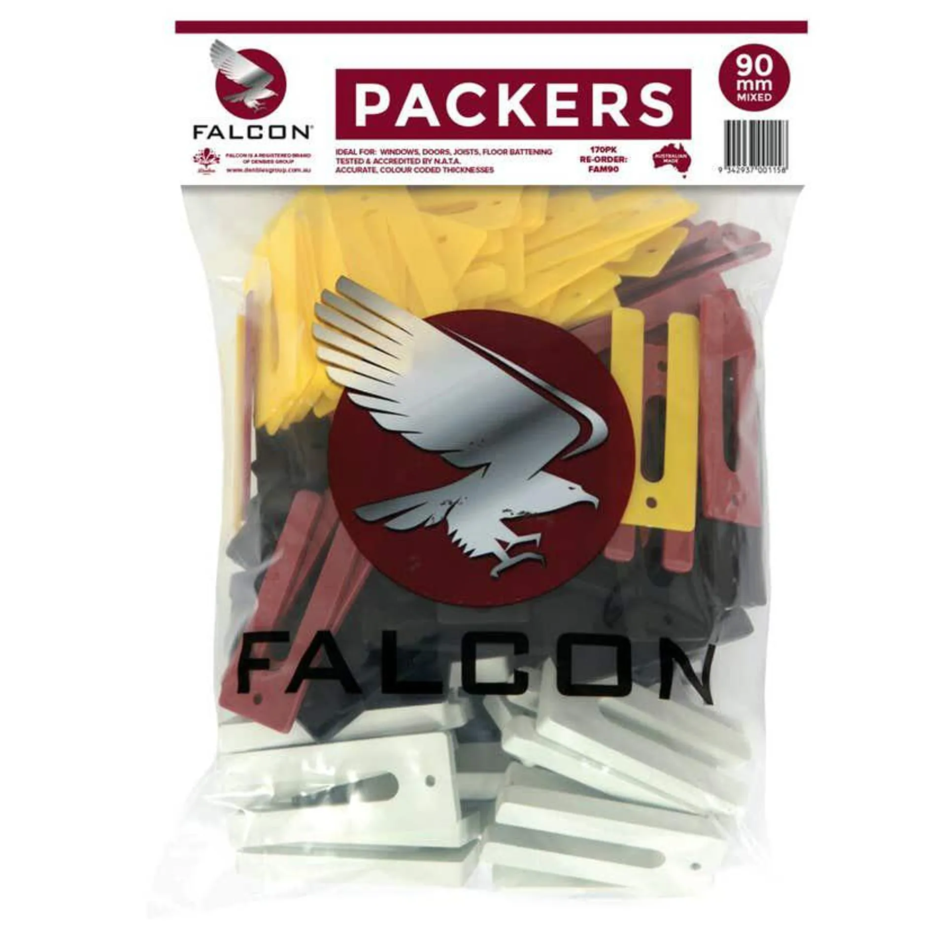 Falcon Packers Mixed Bag 90mm - 170 Pack